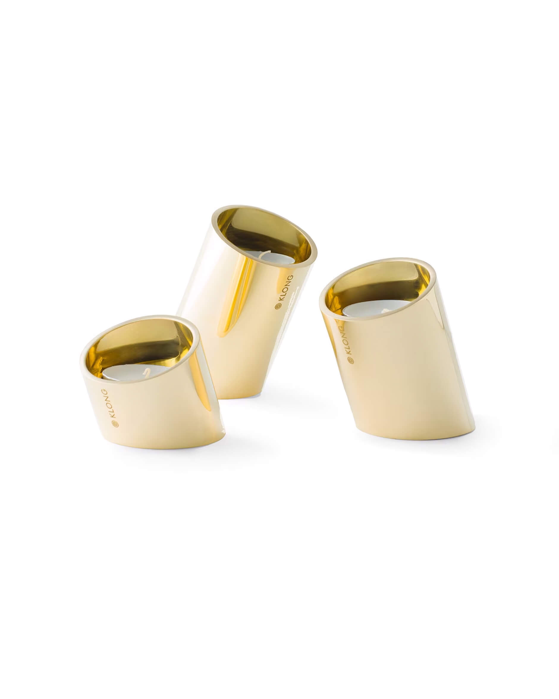 Tipp ljushållare mässing