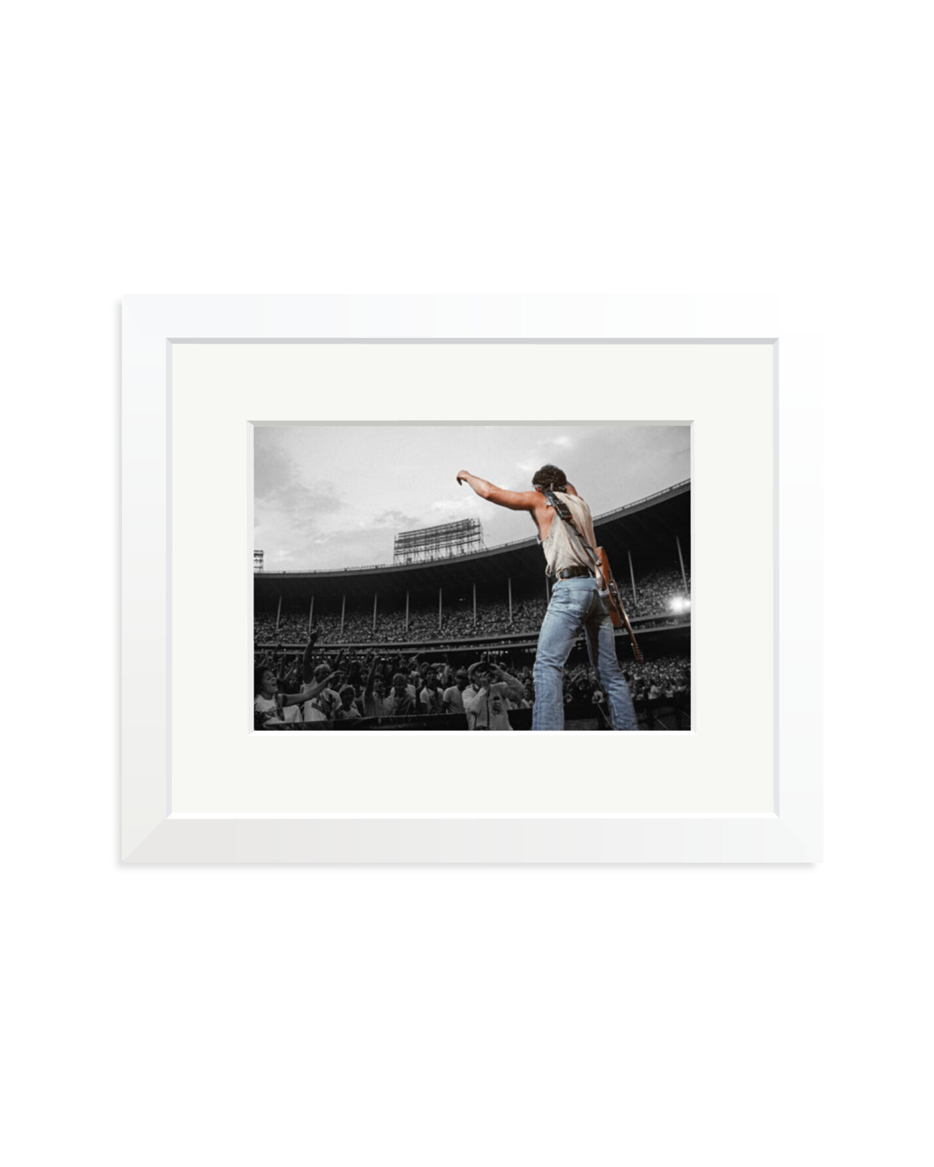 Bruce Springsteen at Cleveland Stadium 1985 White / Small