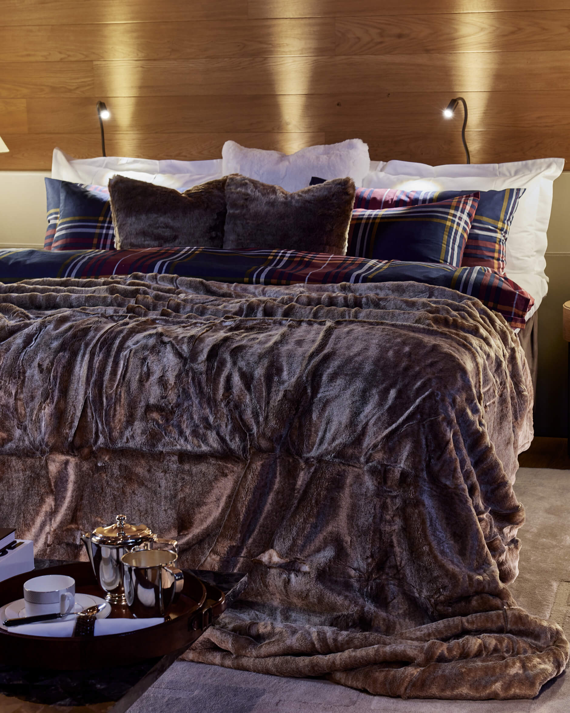 Whistler överkast mink