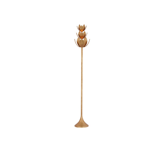 Alberto 70" golvlampa guld