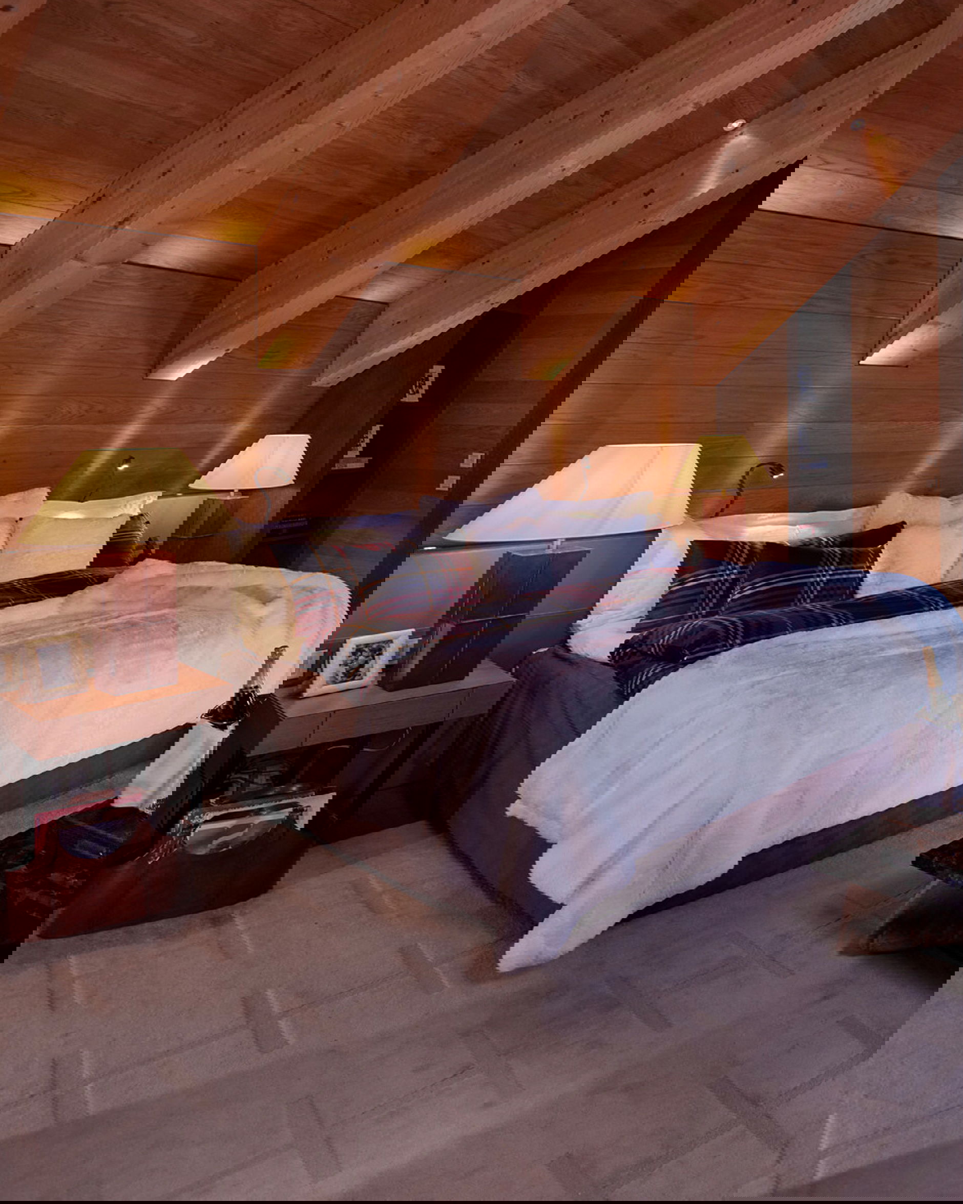 Kensington tidningskorg läder