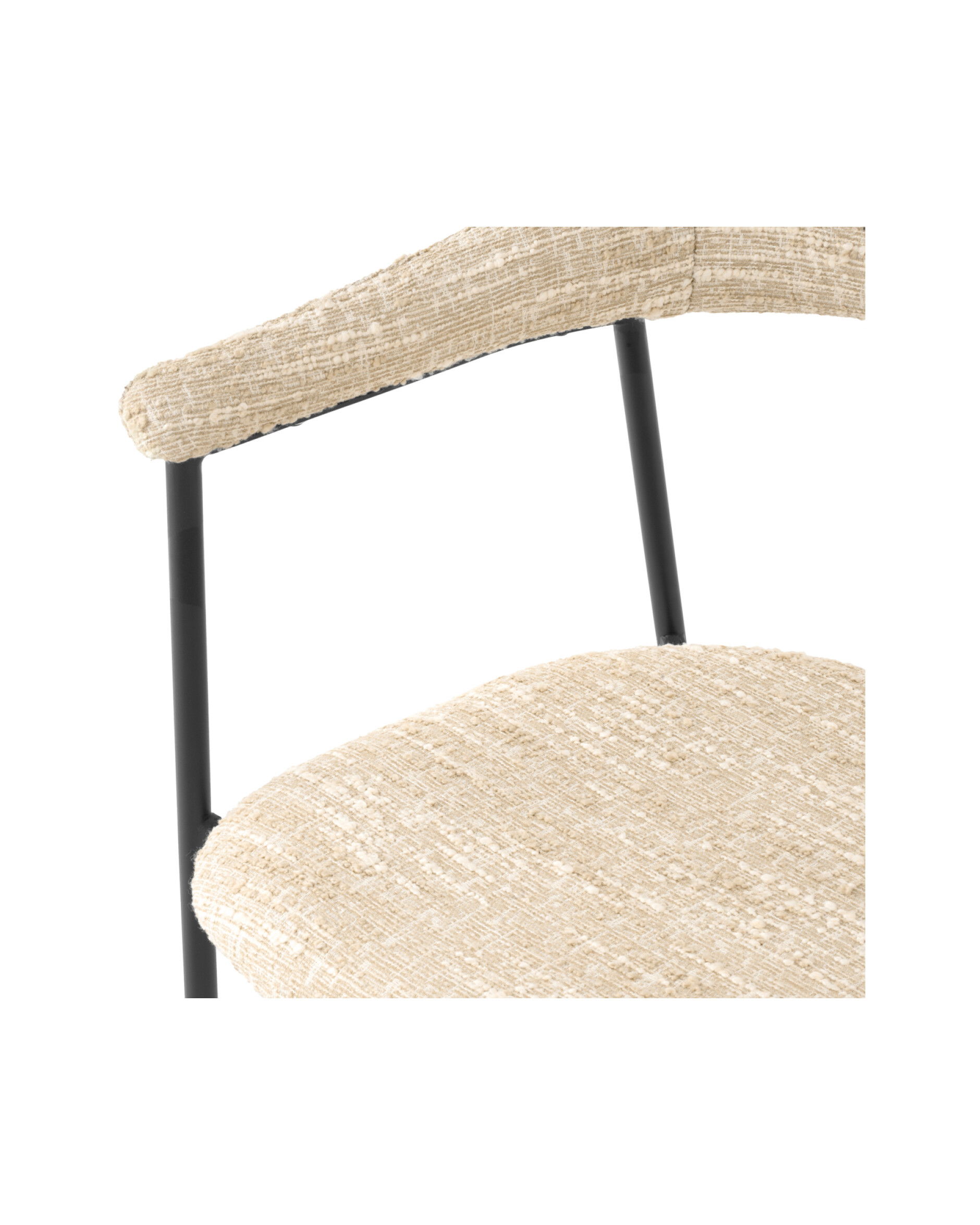 Julio matstol bouclé sonata cream 2-set