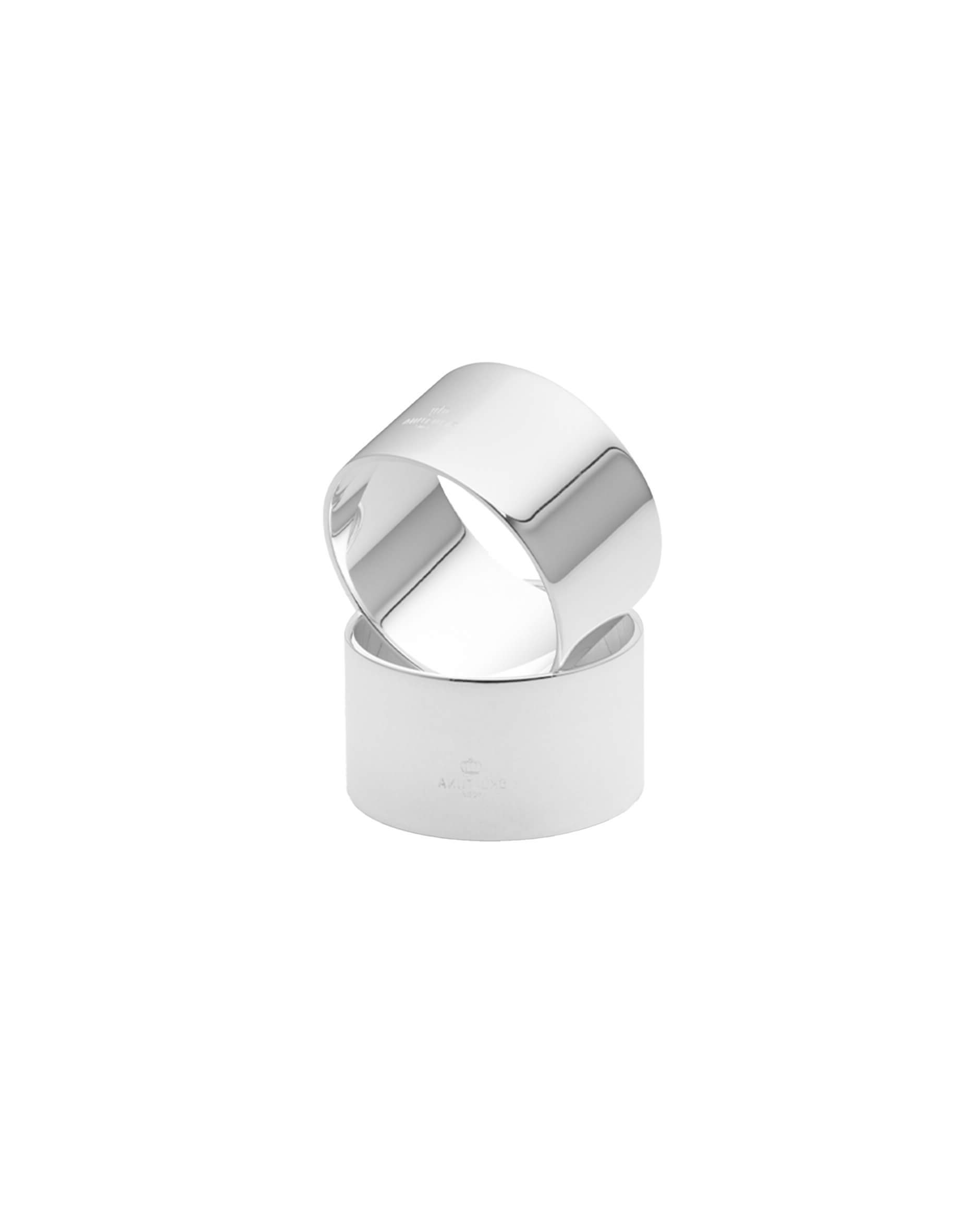 Servettring silver 2-pack