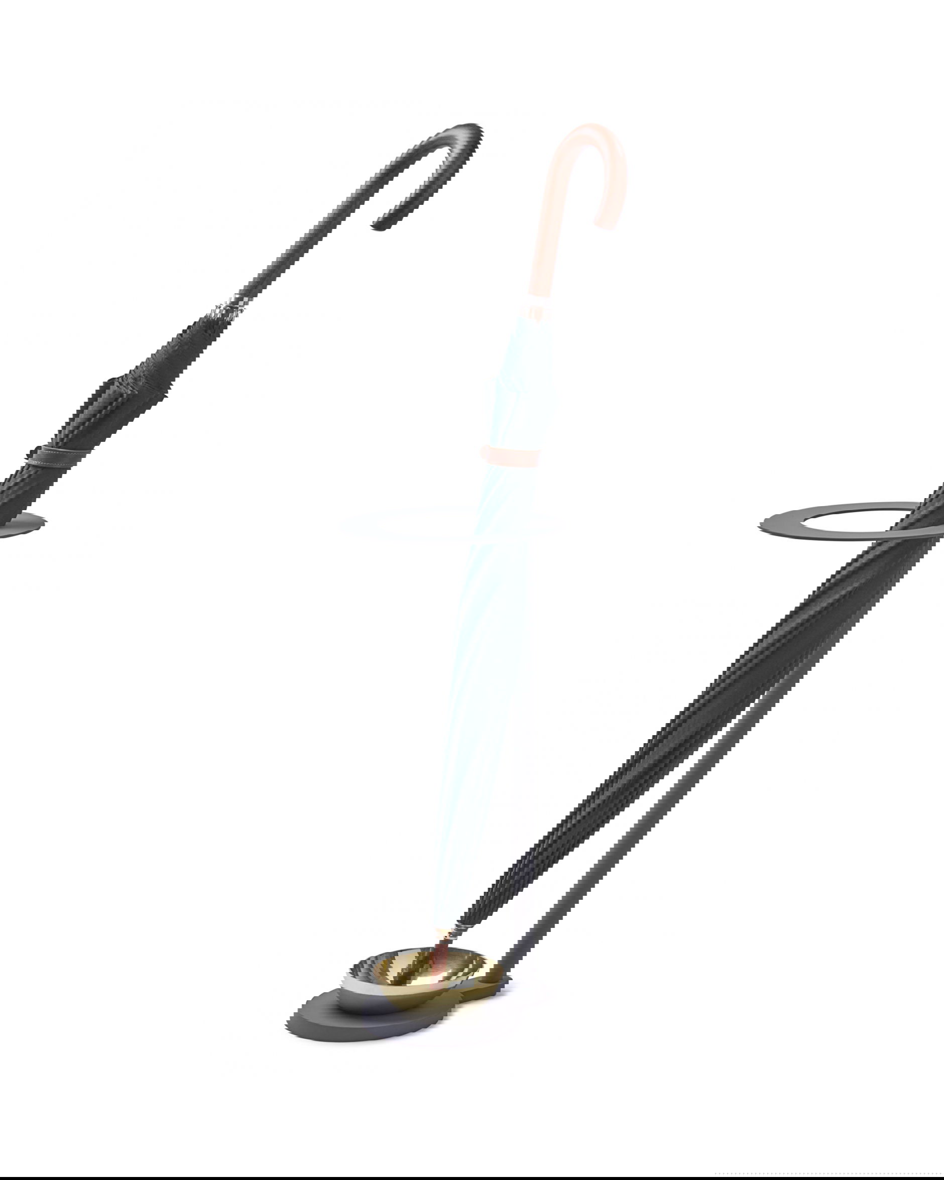 Monokel paraplyställ mässing