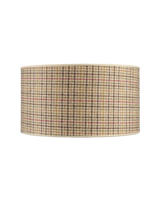 Cylinder lampskärm harris tweed forest