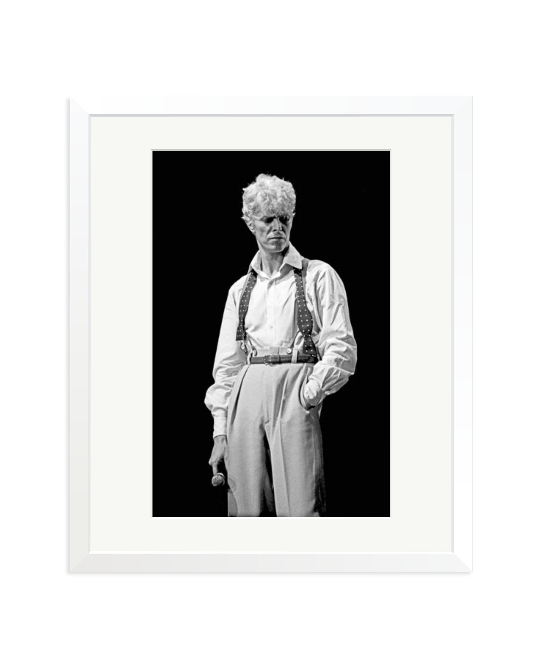 David Bowie 1983 Black and White White / Large