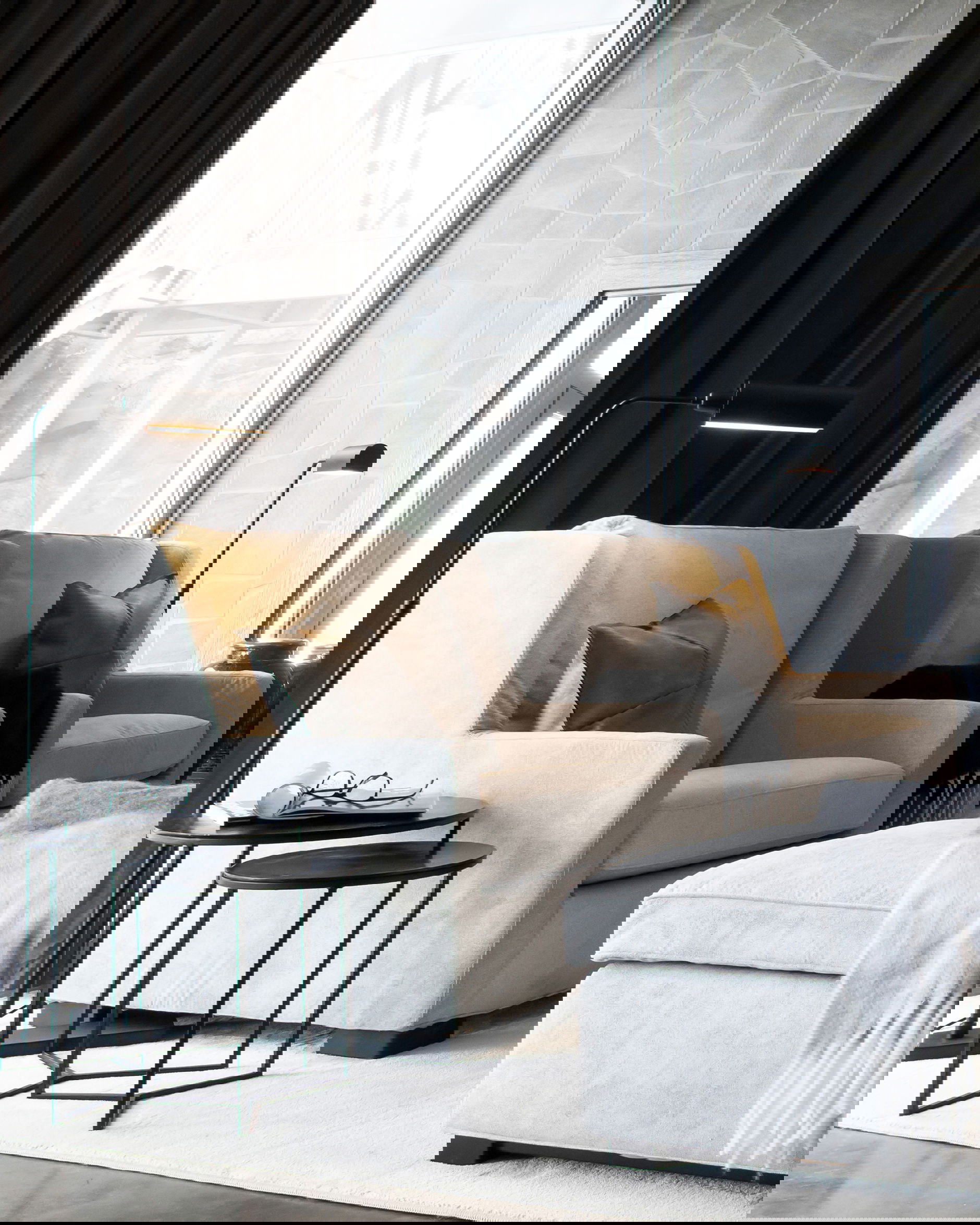 Buffalo kuddfodral grå