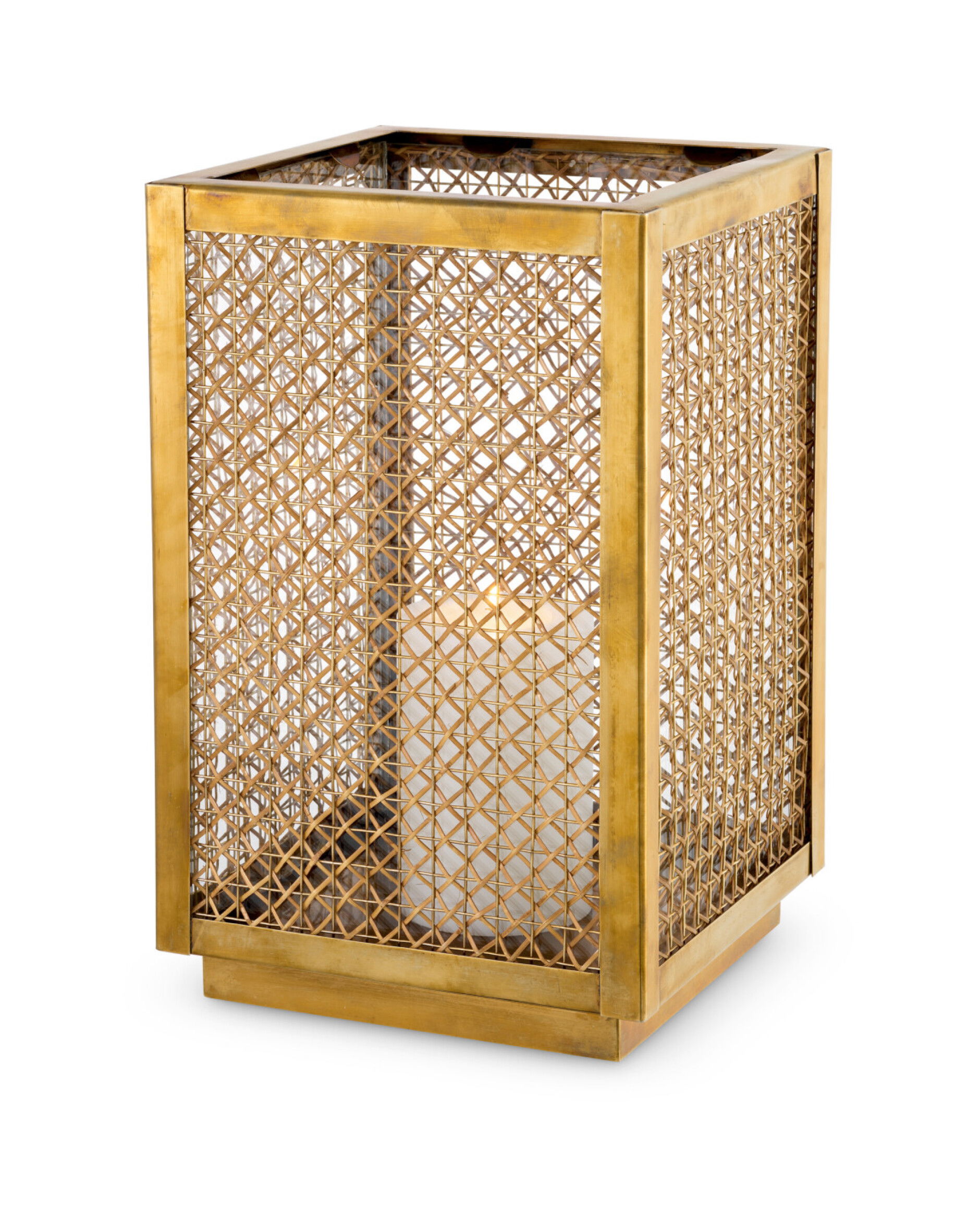 Cairo kynttilälyhty antiikki messinki