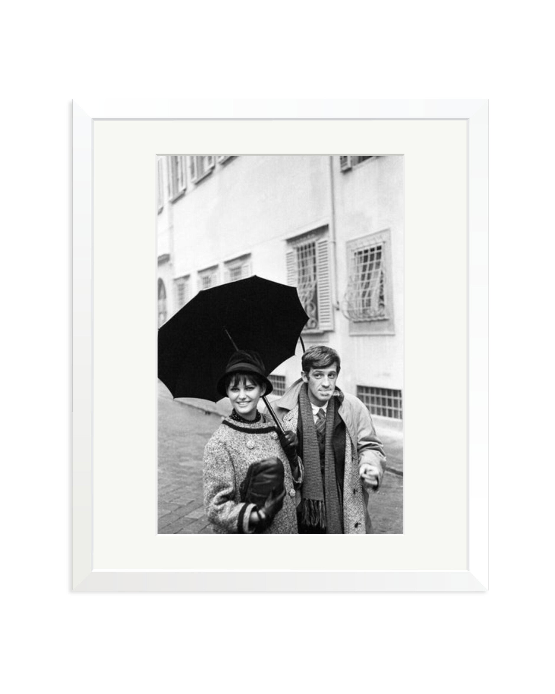 Claudia Cardinale and Jean Paul Belmondo White / Large
