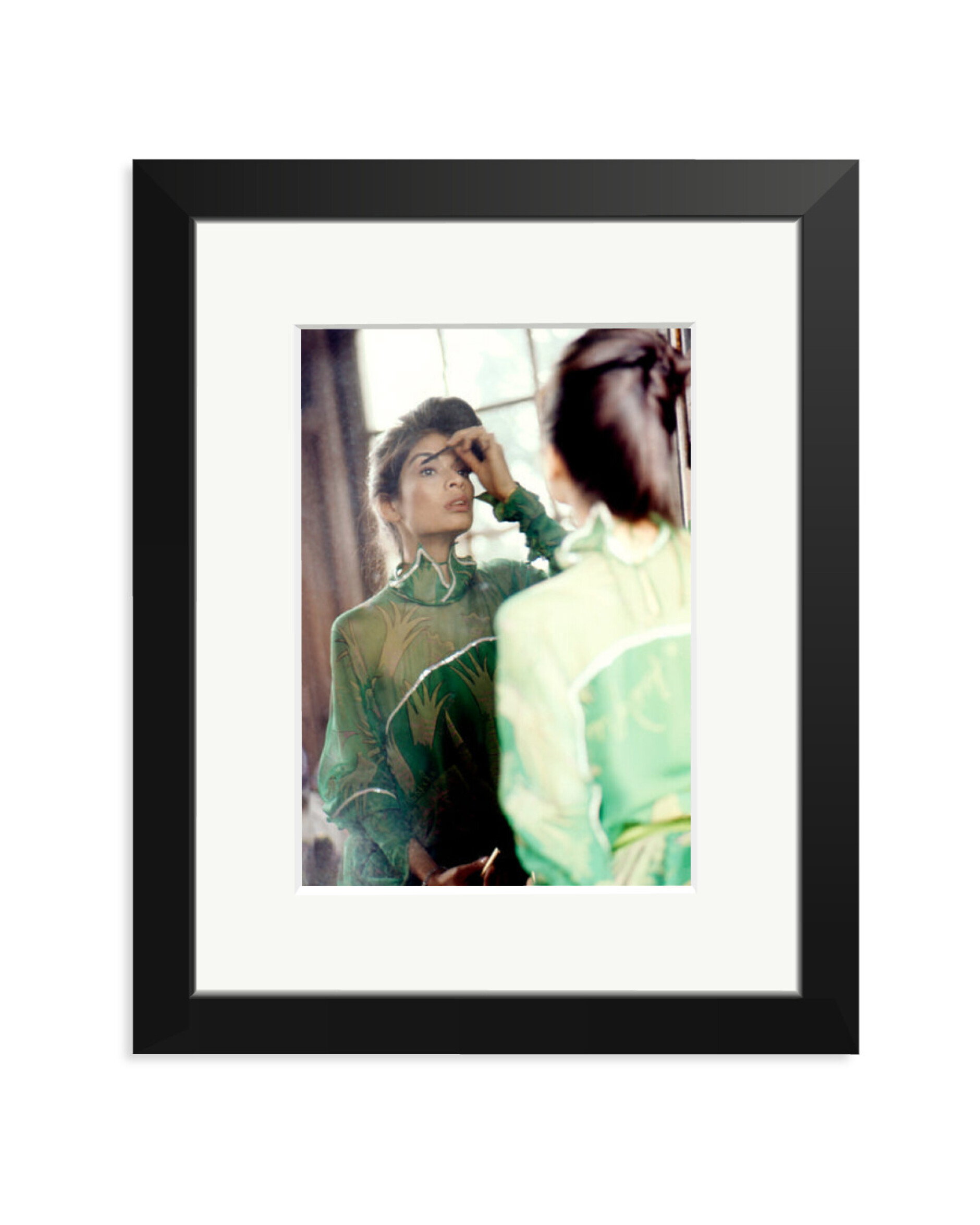 Bianca Jagger in Green Black / Small