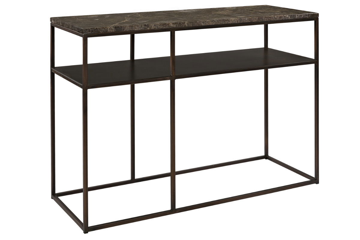 Scala Marble konsolbord dark brown / bronze