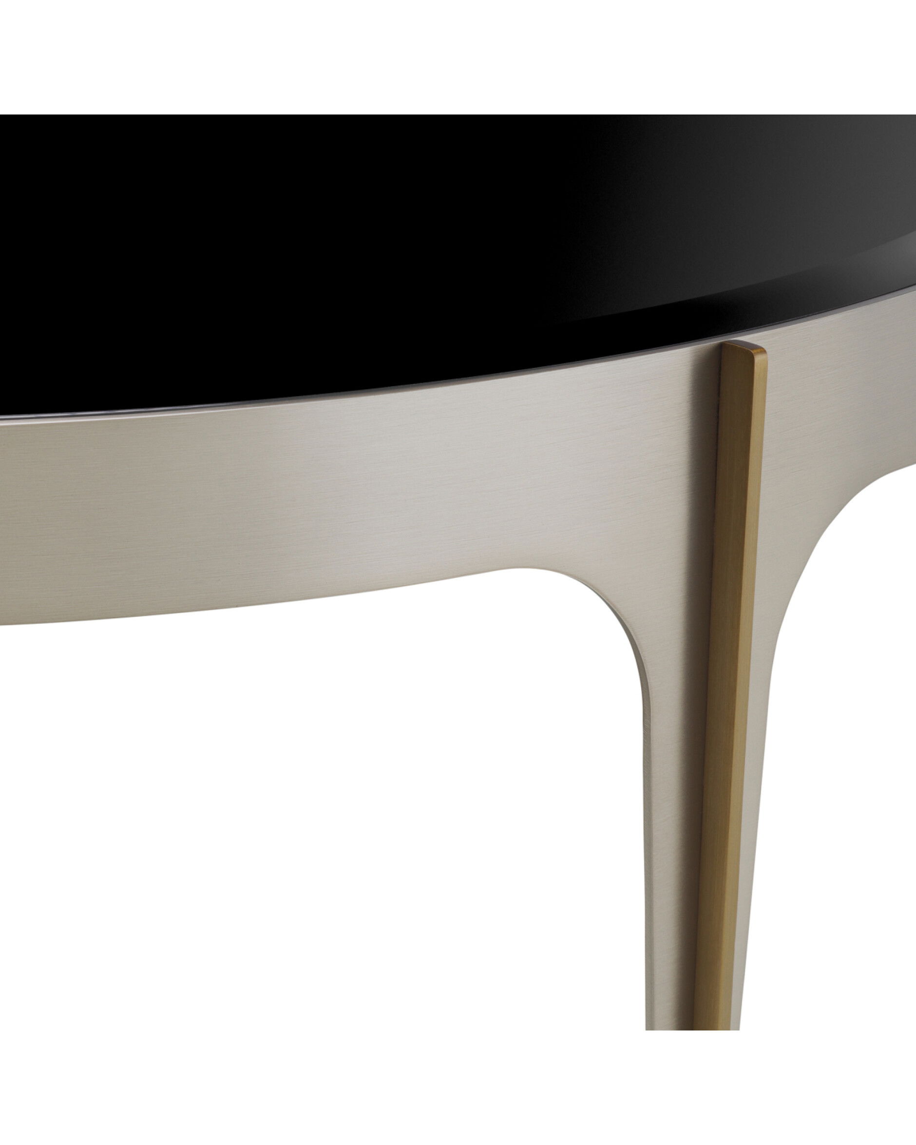 Artemisa sidobord borstat stål