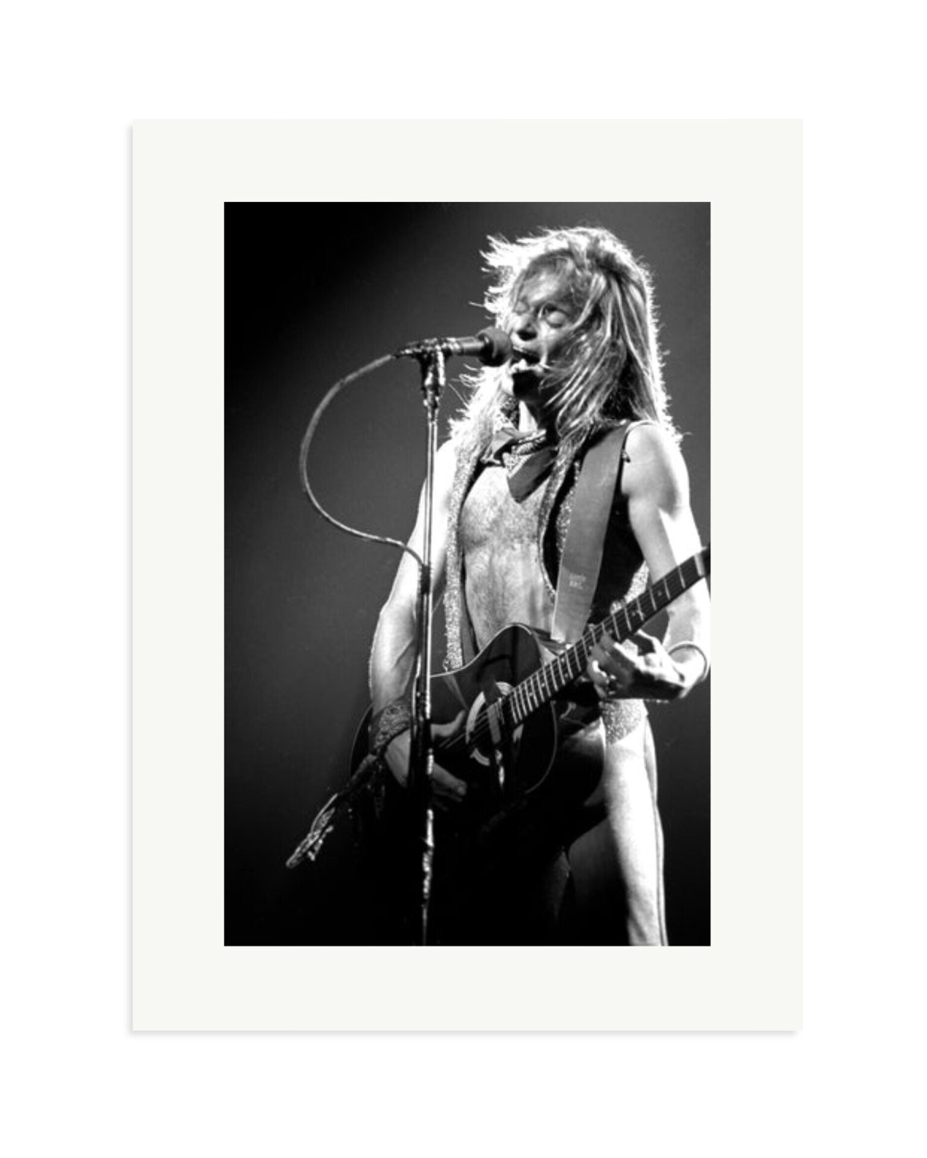 David Lee Roth of Van Halen 1981 Print Only / XL