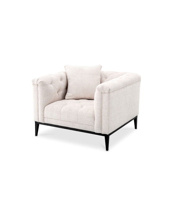 Cesare fåtölj lyssa off-white | Möbler - Fåtöljer - Tygfåtöljer | Möbelexperten