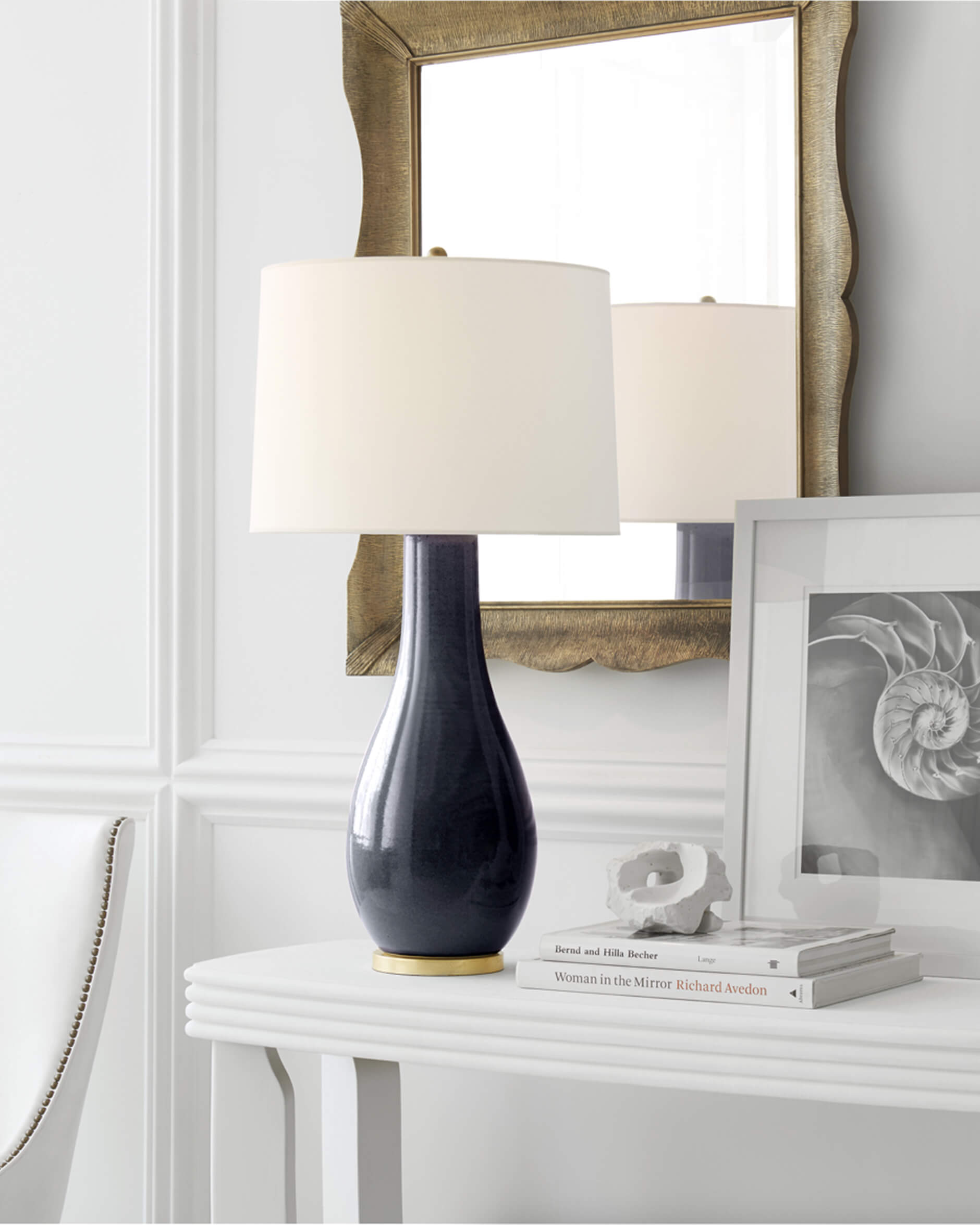 Orson Balustrade Form Table Denim