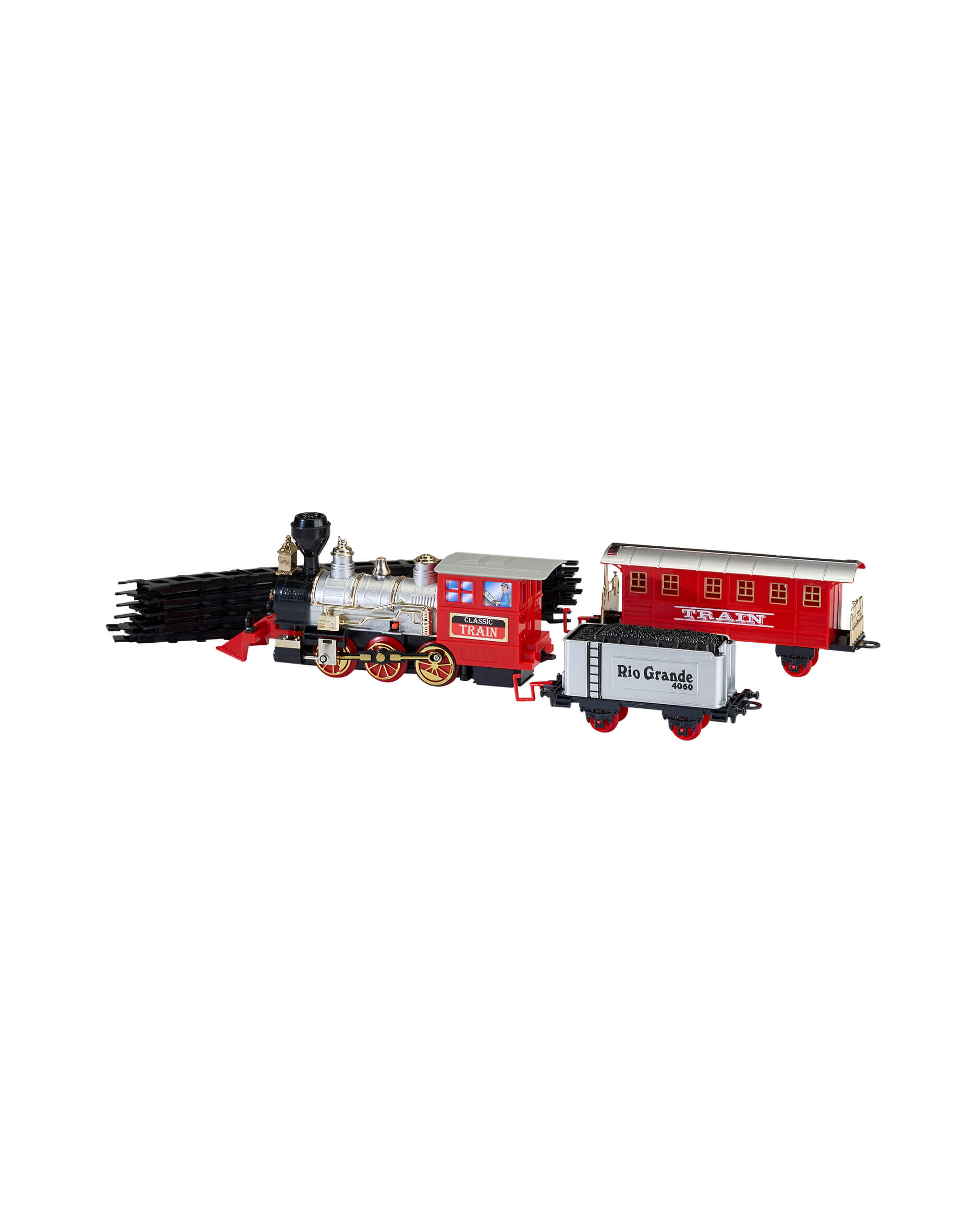 Simon tomtetåg röd/silver