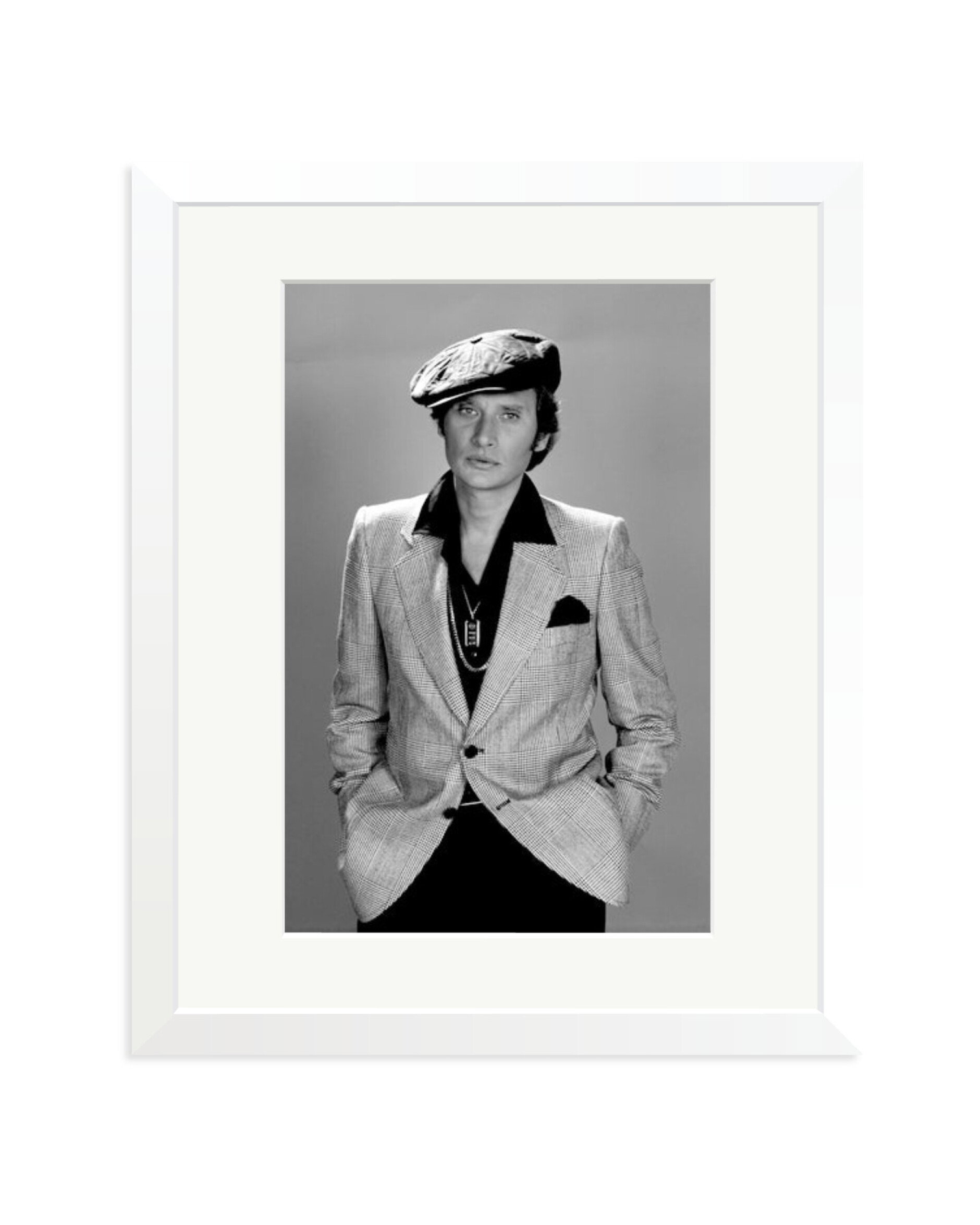 Johnny Hallyday, 1976 White / Medium