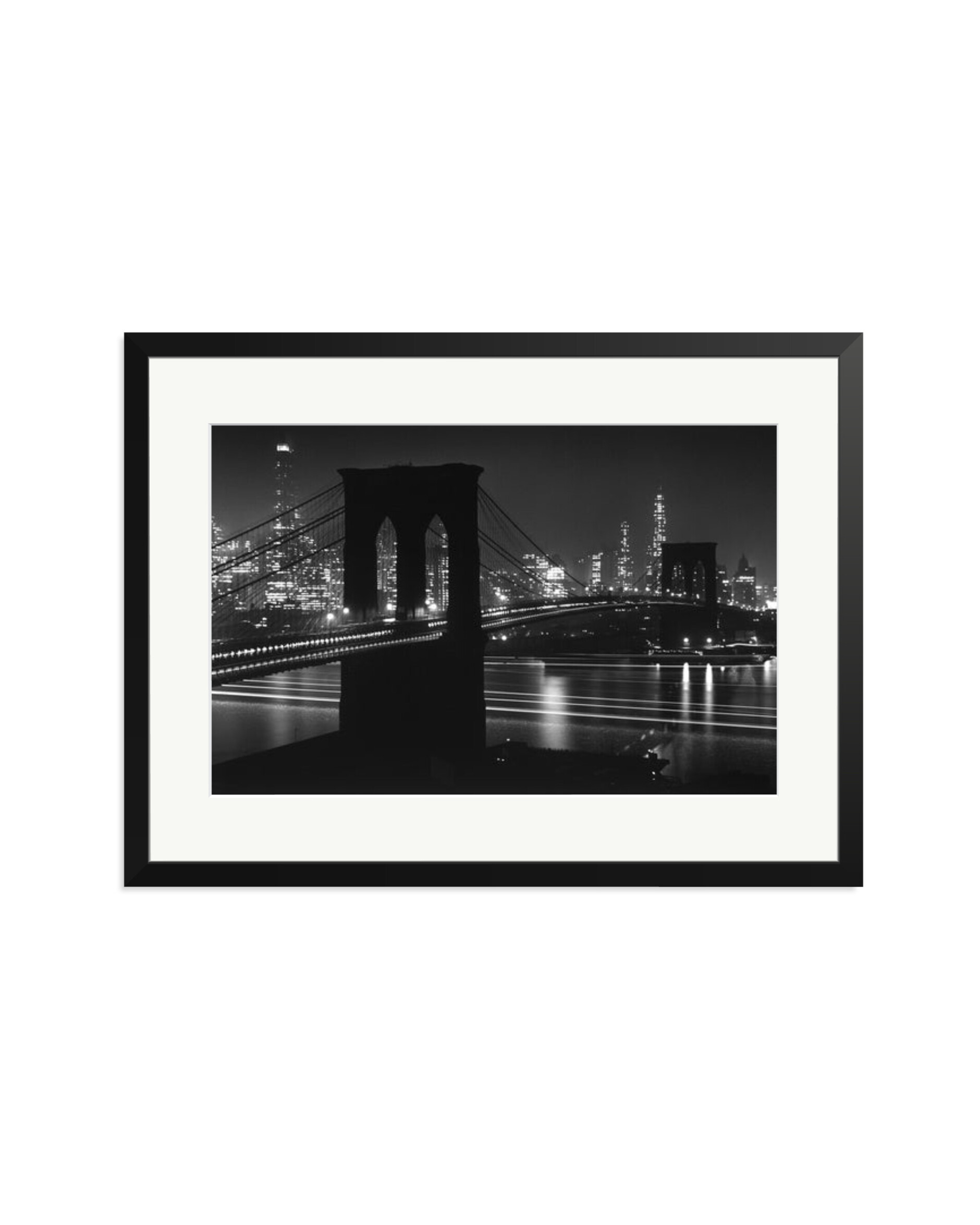 Brooklyn Bridge at Night Black / XL