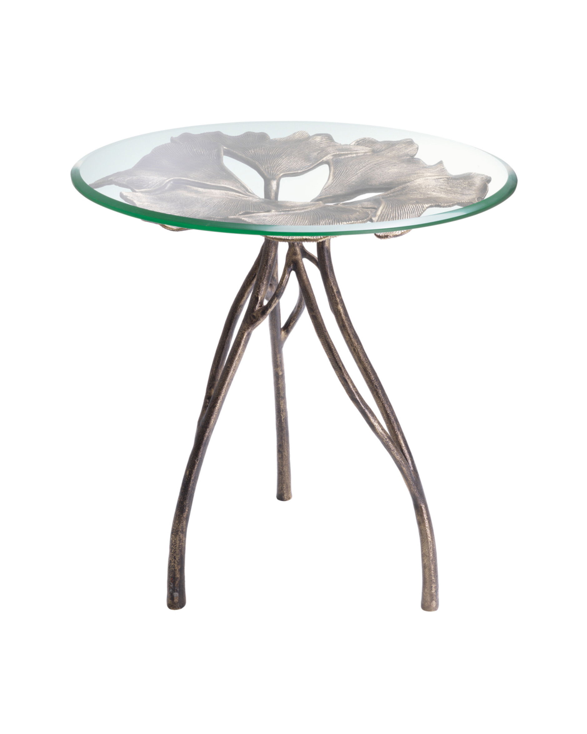 Poseidon sidobord antik mässing