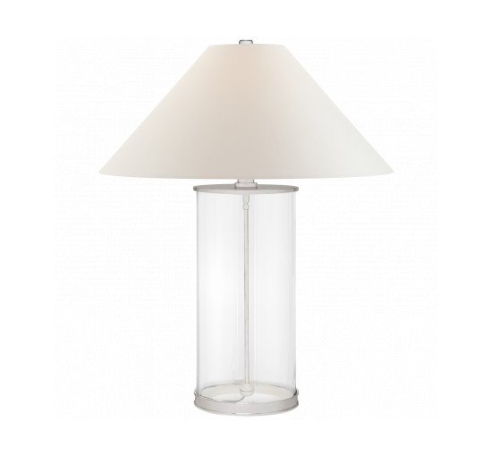 Polished Silver - Modern Table Lamp