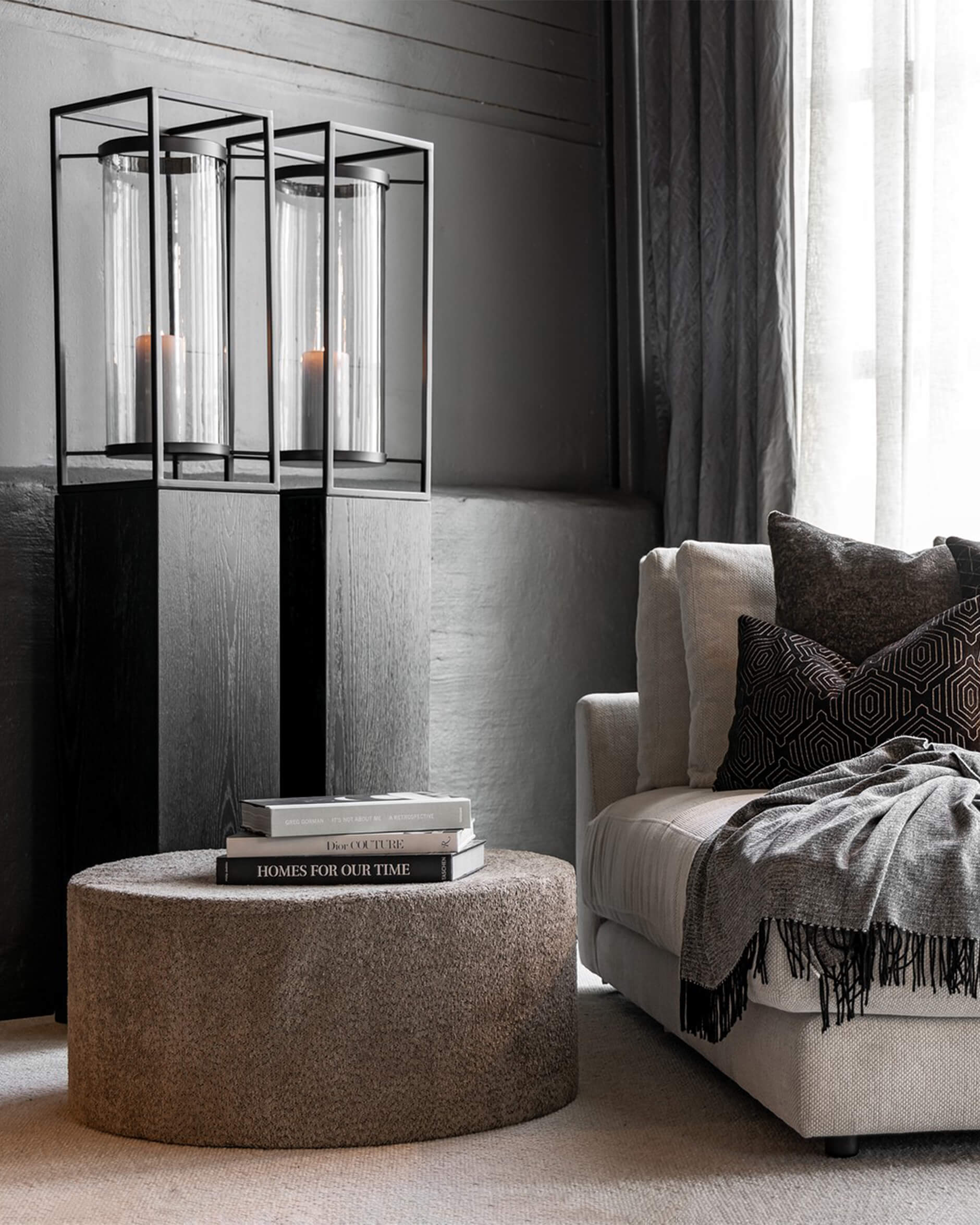 Cortina Ottoman Story Brown