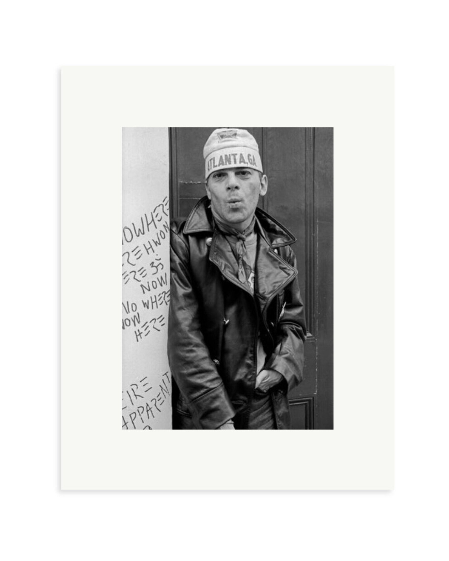 Ian Dury Outside Stiff Records 1978 London Print Only / Small