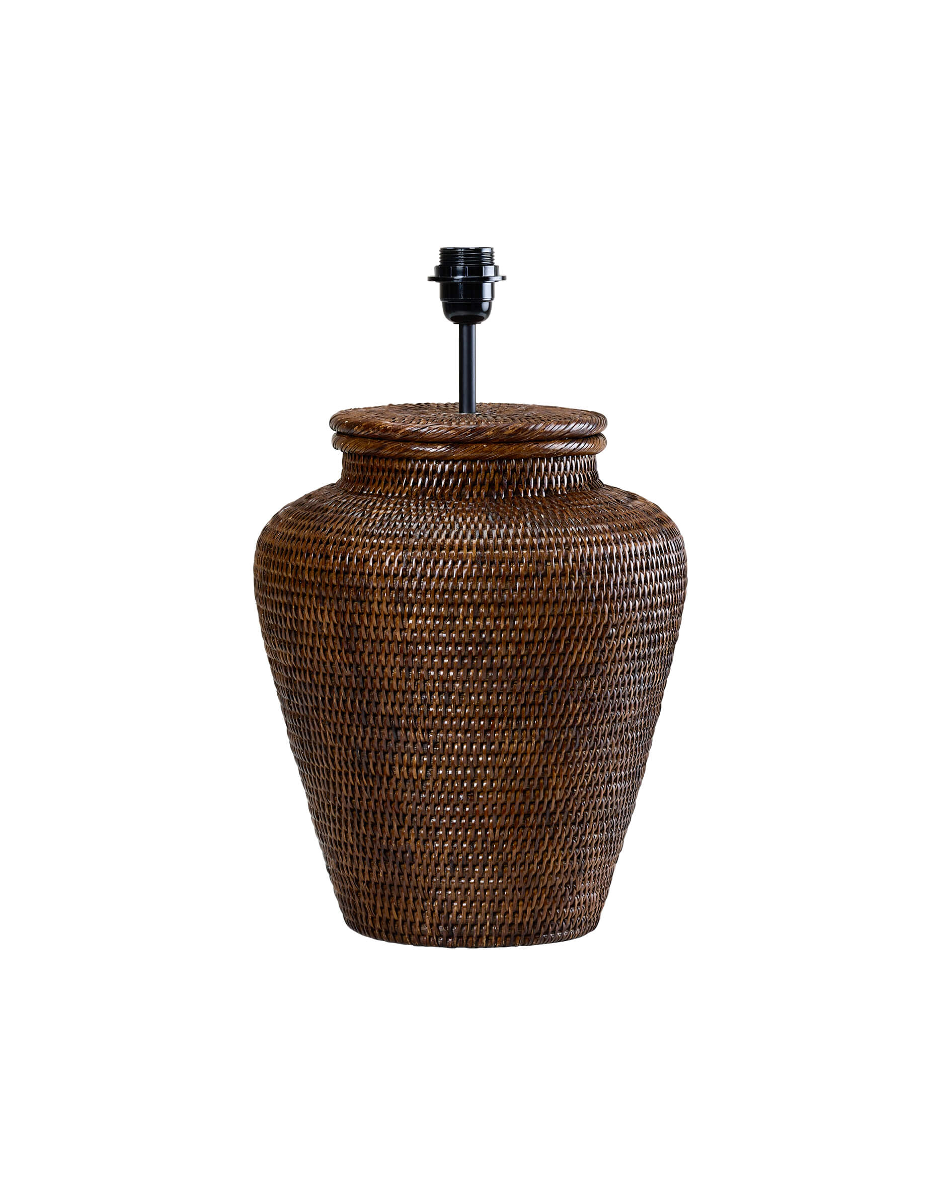 Cognac bordslampa rotting S