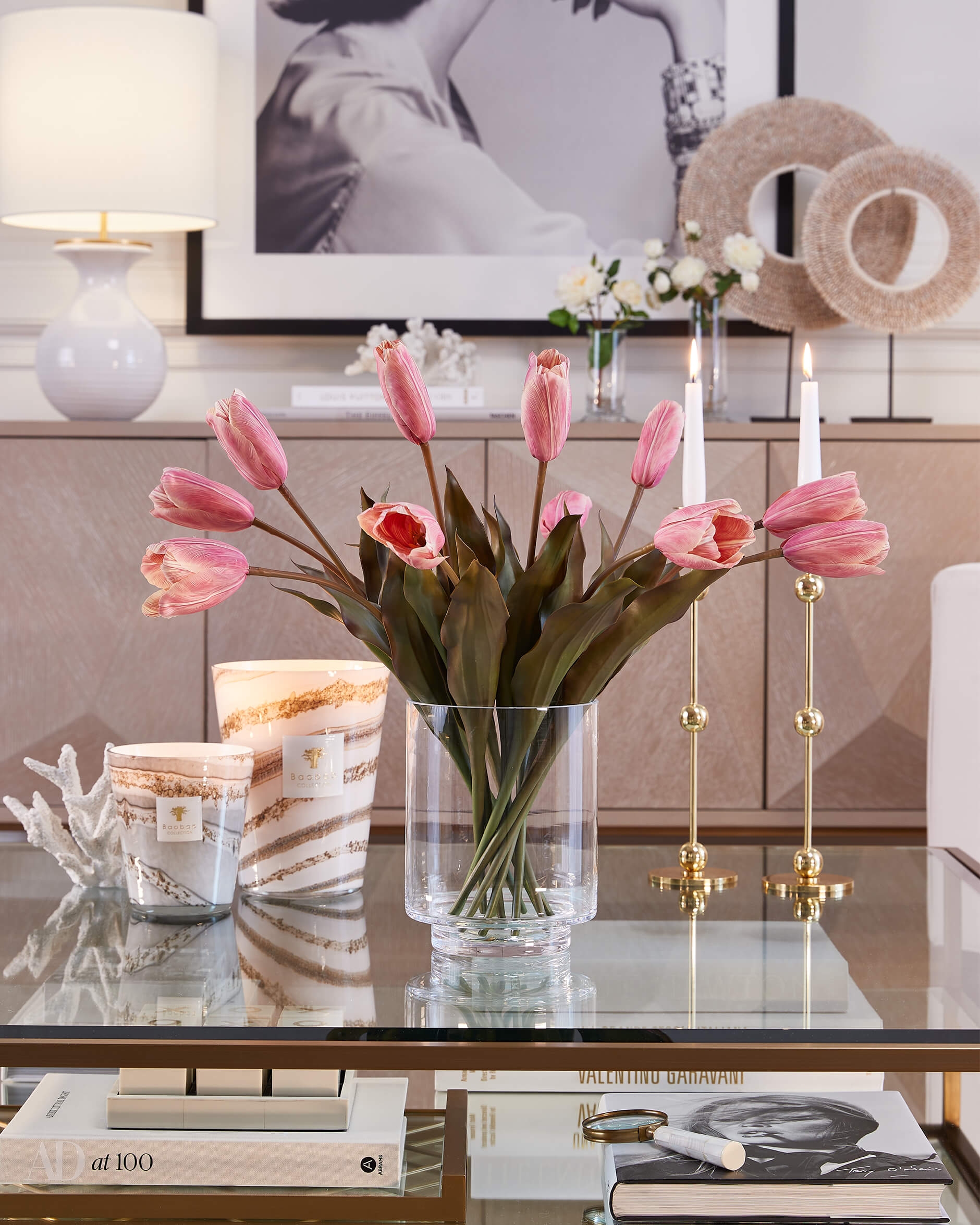 Tulpan snittblomma rosa