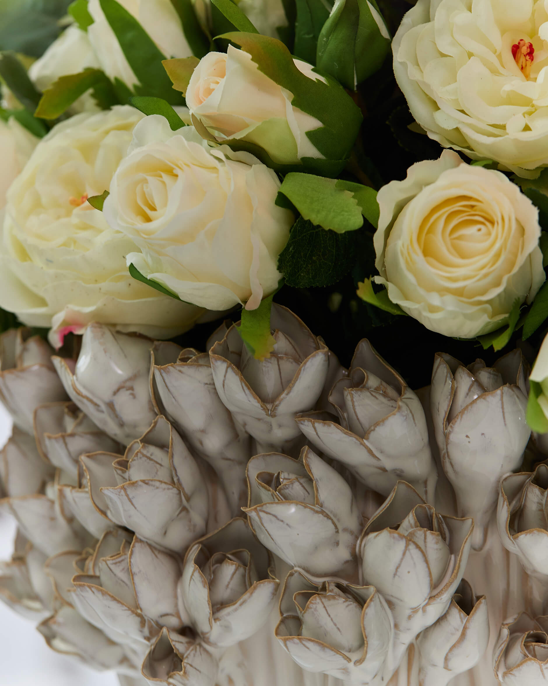 Gallipoli vas off-white