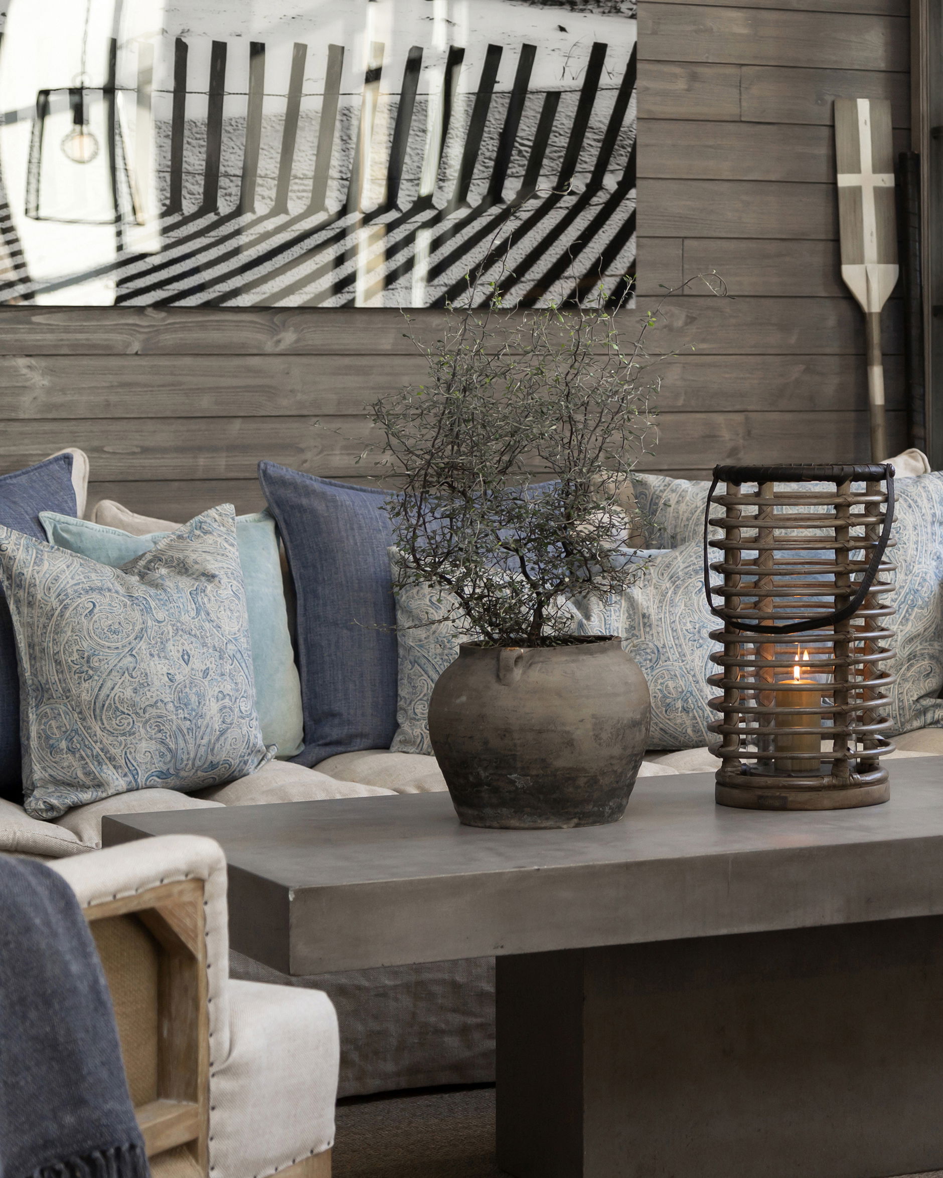 Campos soffbord grå