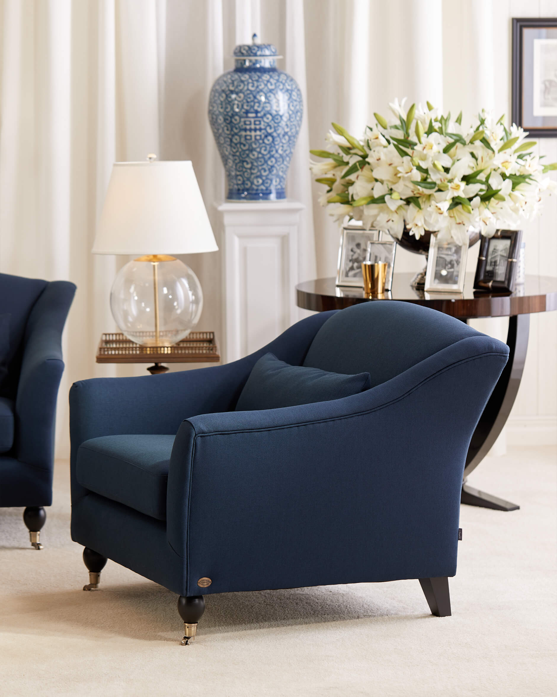 Dorchester Sessel Indigo