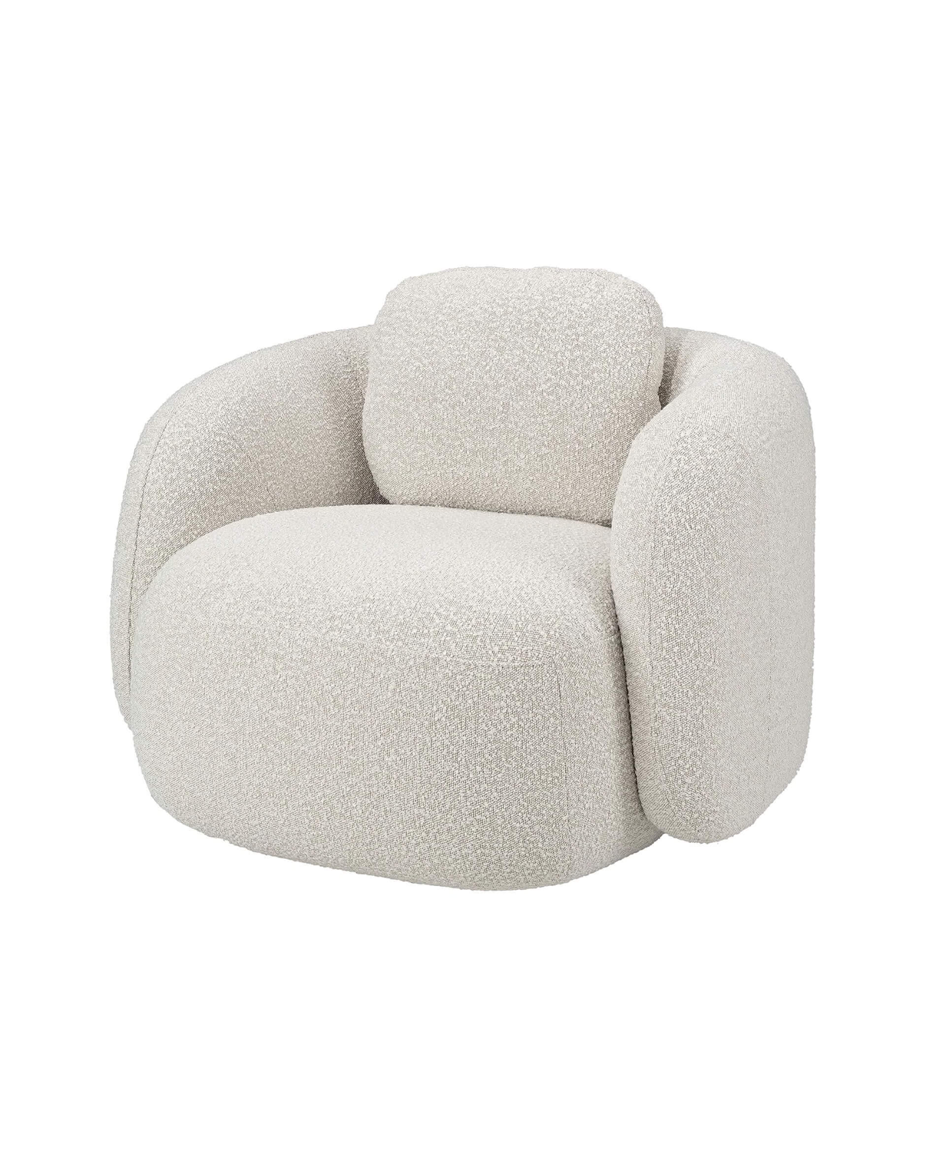 Dixon fåtölj bouclé cream