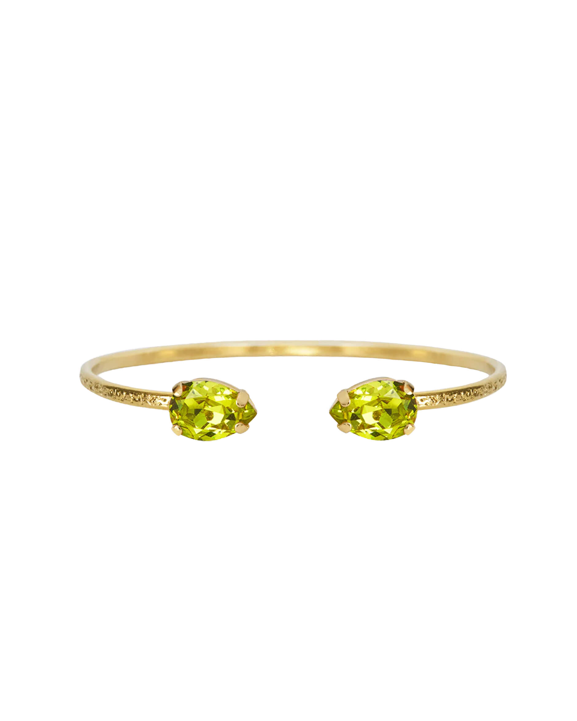 Petite Drop armband citrus green