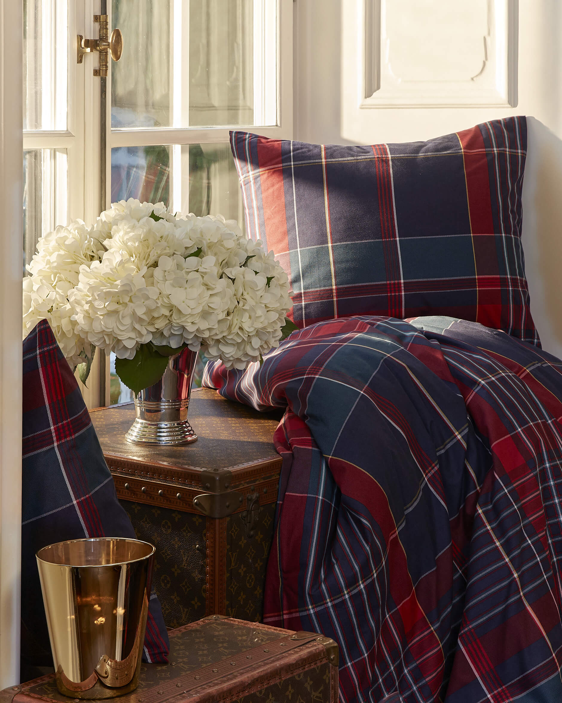 Vermont örngott rutig 2-pack