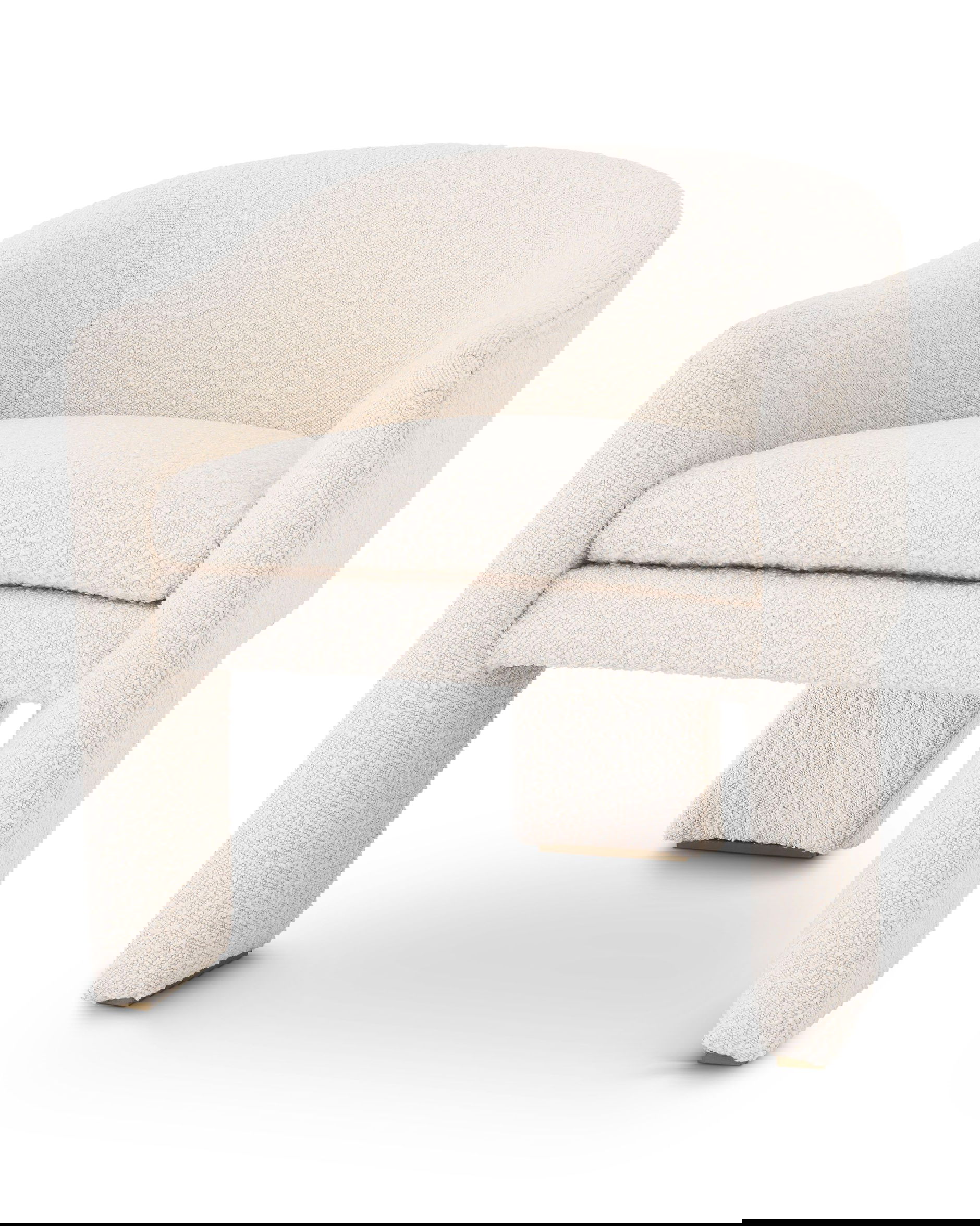 Pebbles fåtölj bouclé cream