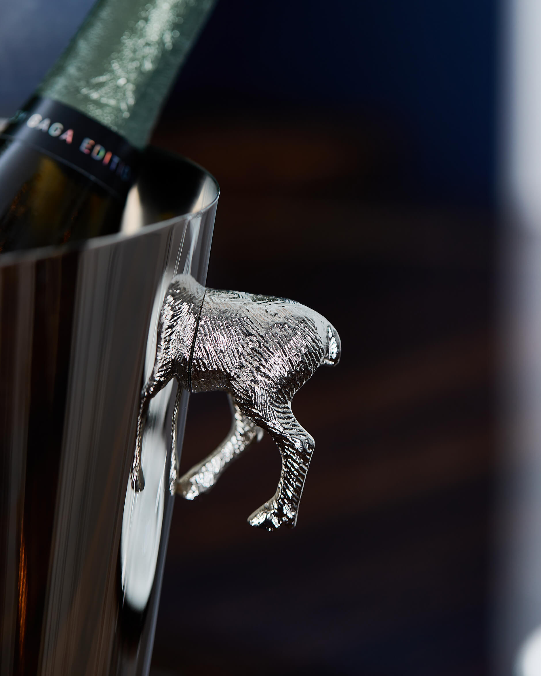 Hjort vinkylare silver