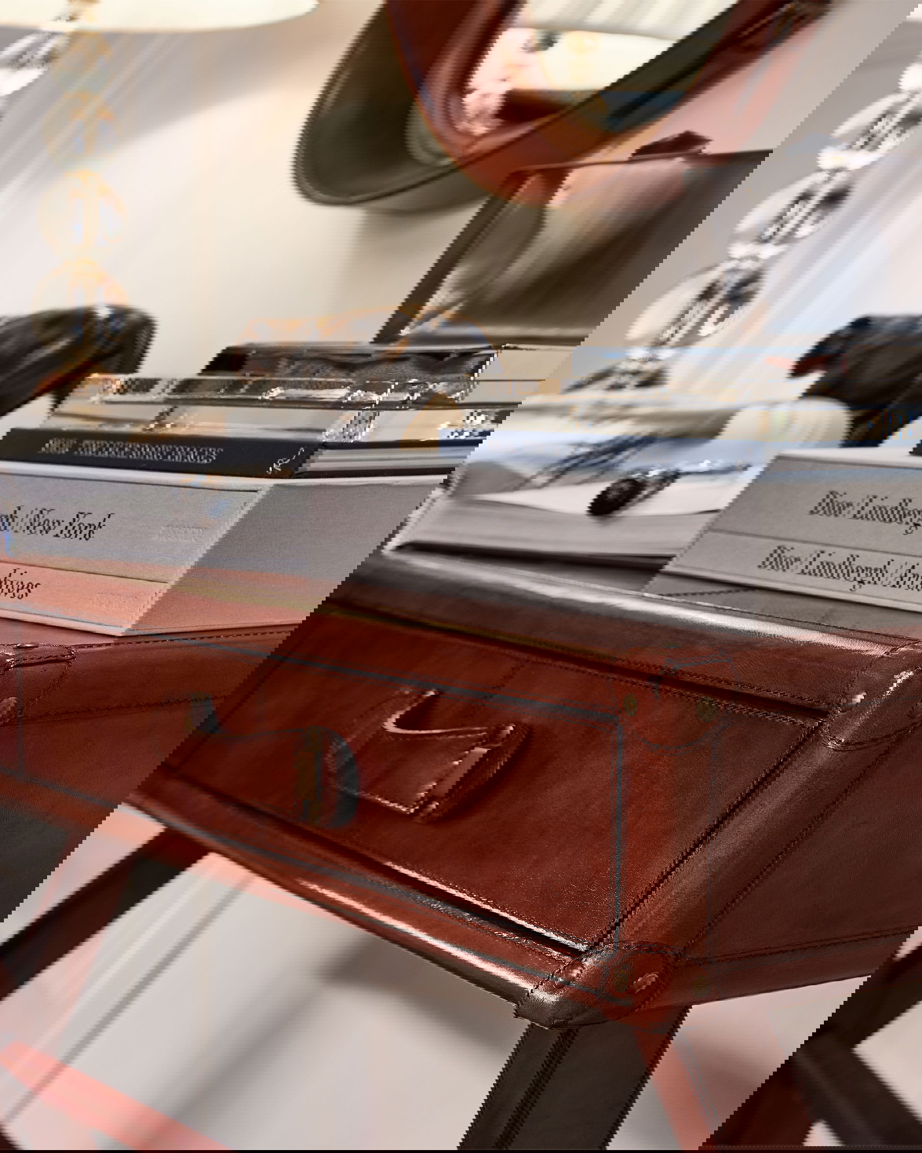 Kensington konsolbord läder