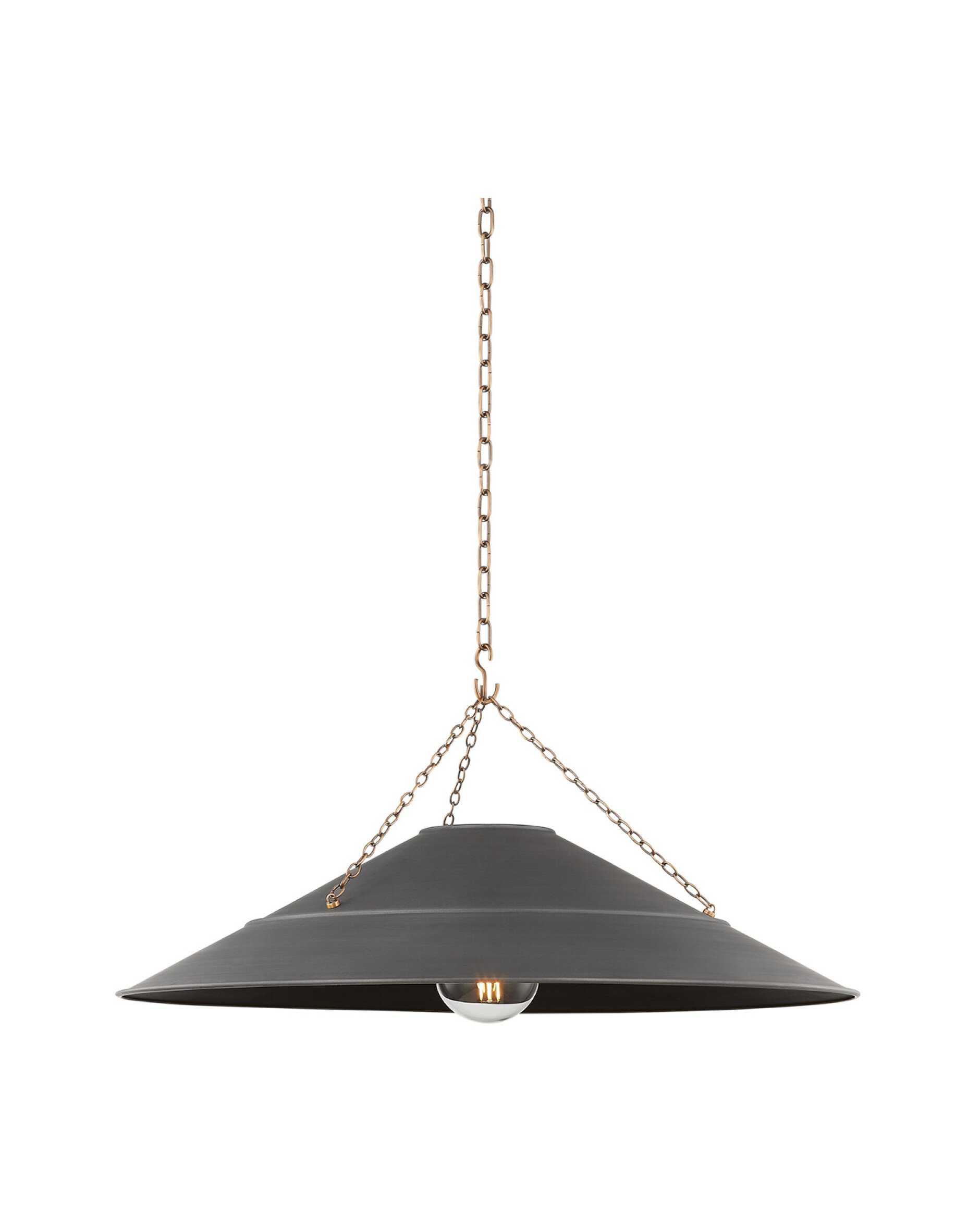 Arcane taklampe messing