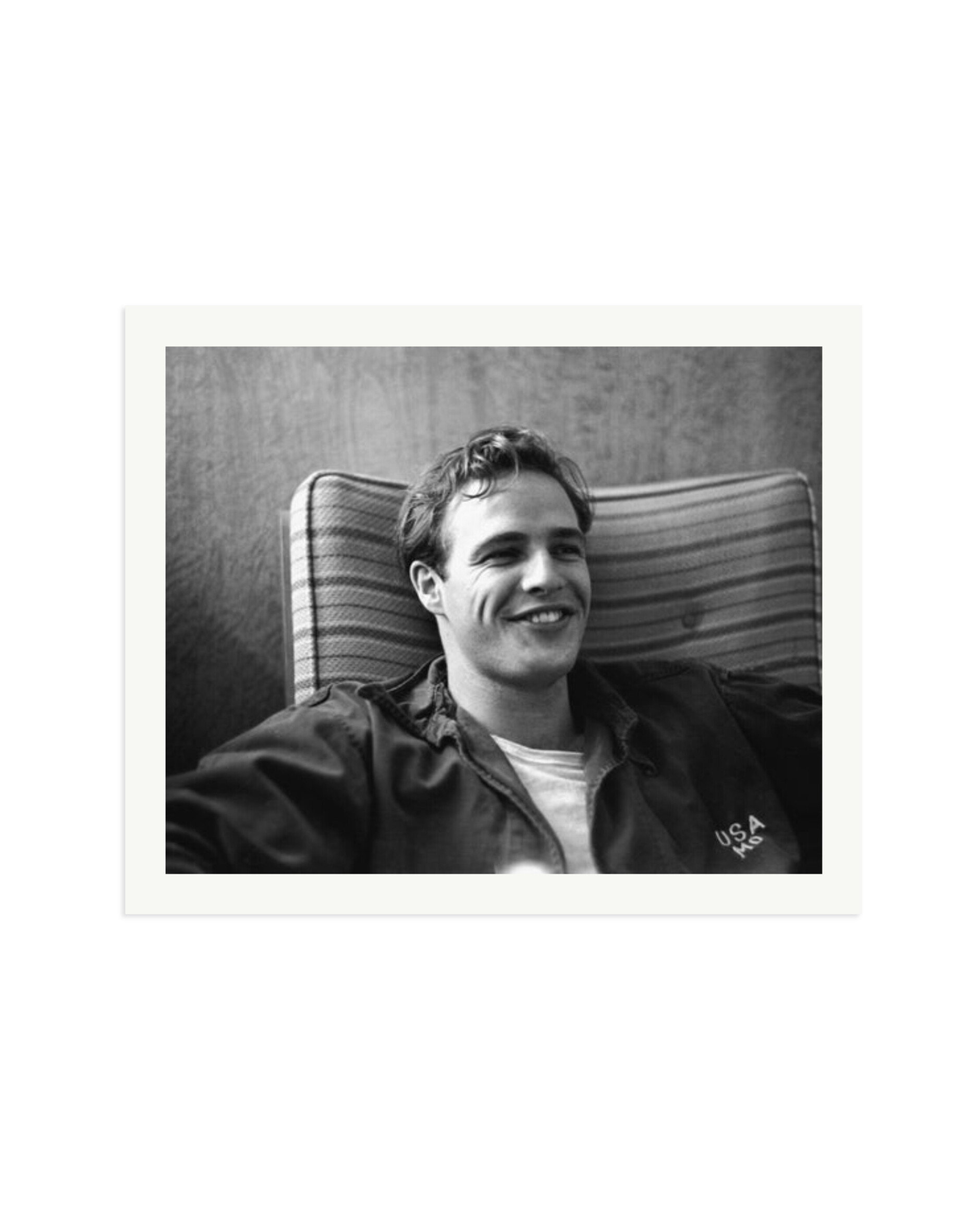 Marlon Brando on Set of 'The Men' Print Only / XXL