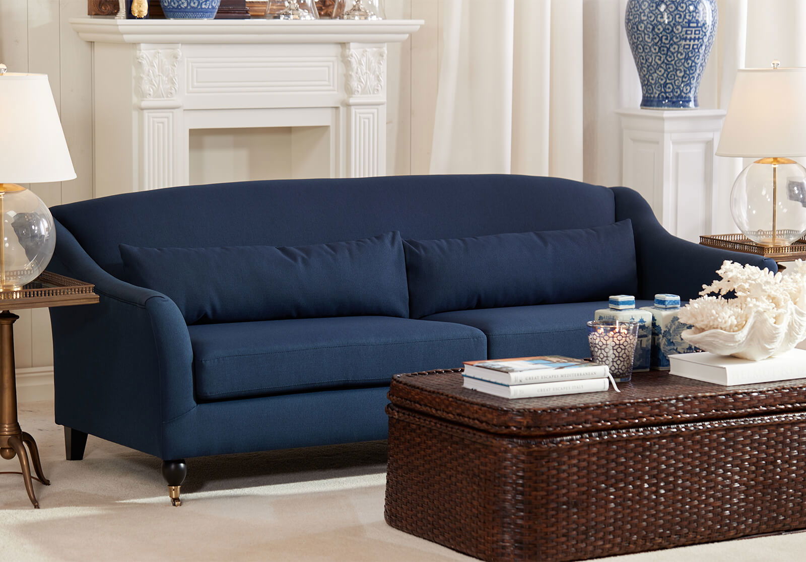 Blue & White Interior