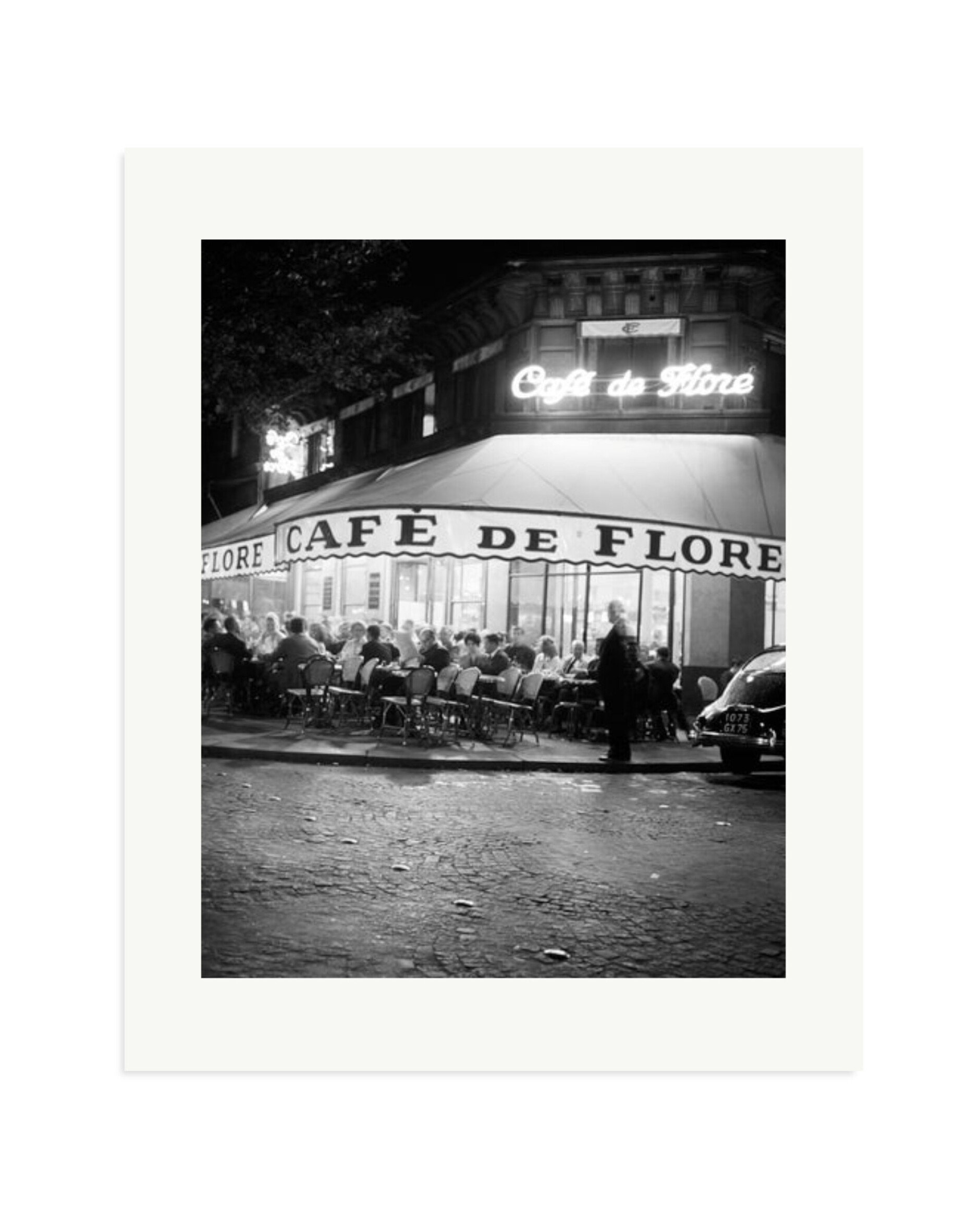 Cafe de Flore, 60s Print Only / XL