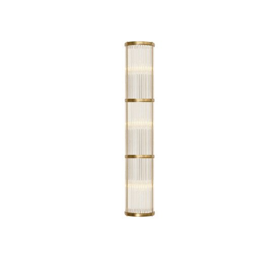 null - Allen Linear Sconce Natural Brass