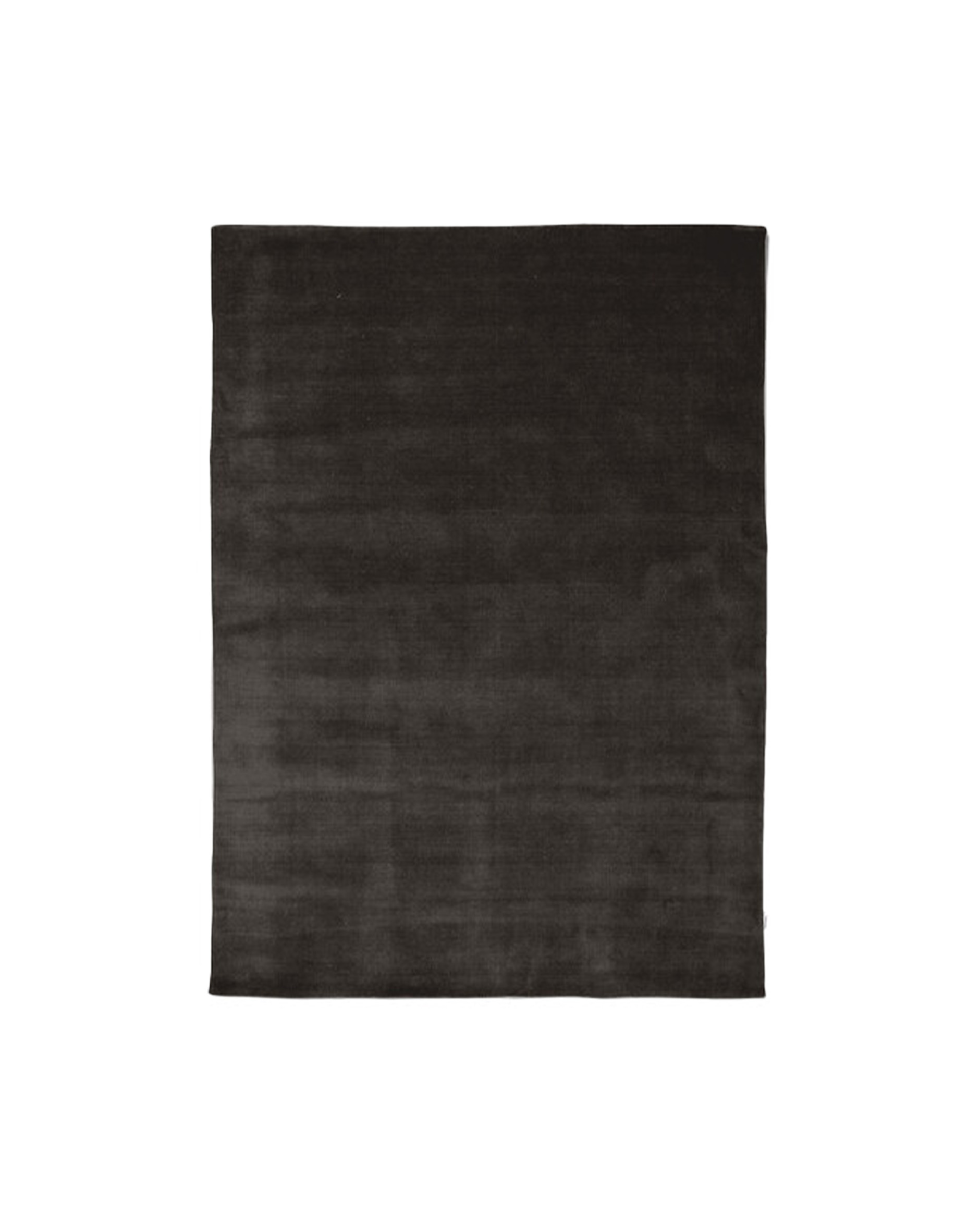 Solid tæppe charcoal
