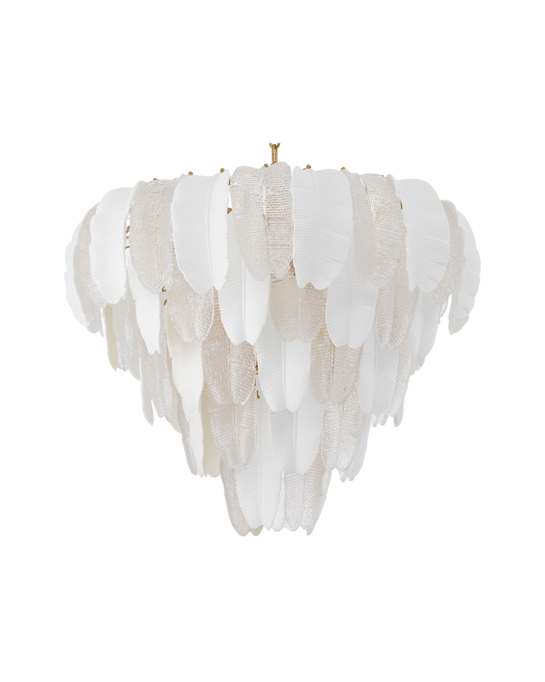 Saint Lucia takkrona antik mässing L