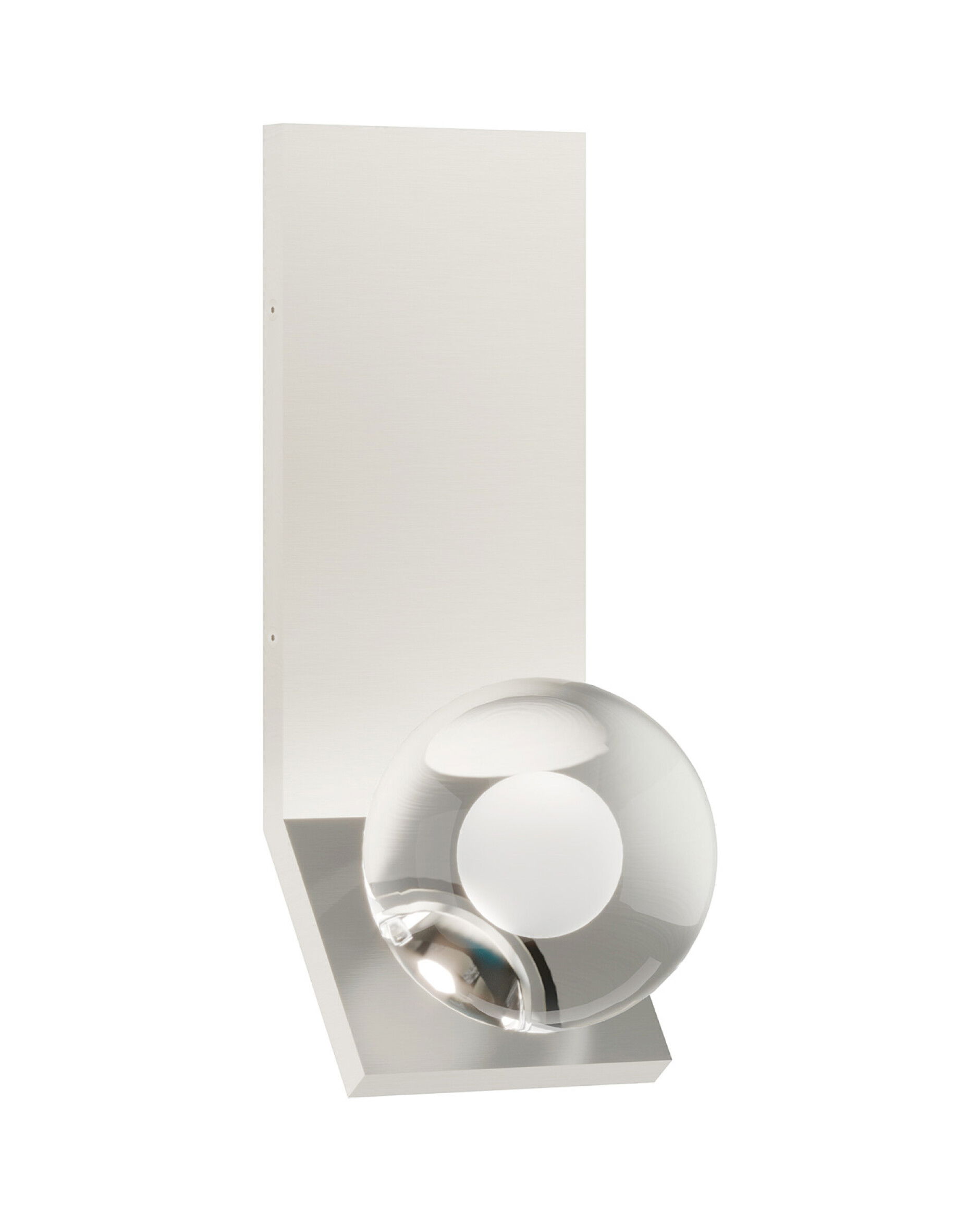 Mina vägglampa nickel