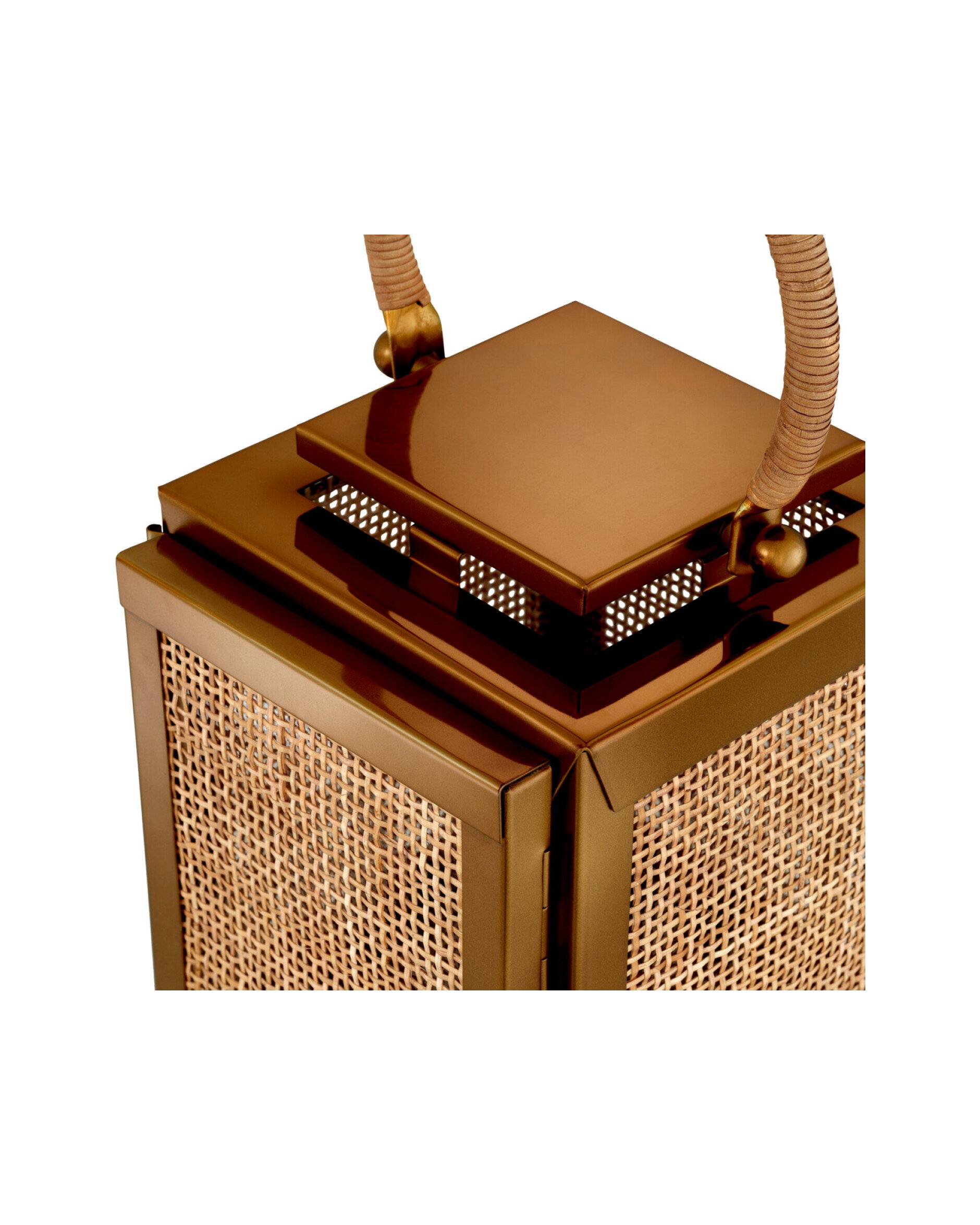 Georgian kynttilälyhty messinki