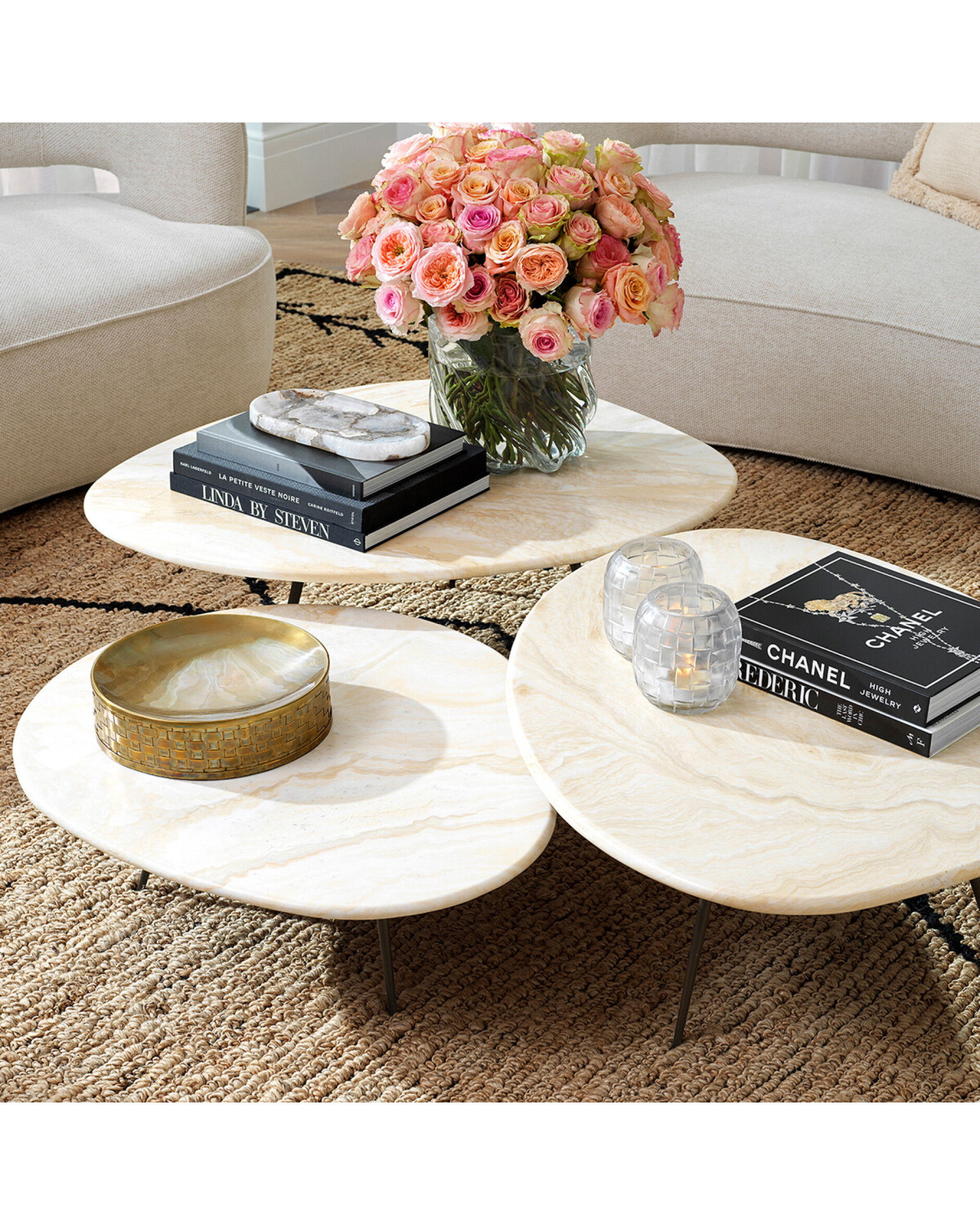 Portofino Couchtisch Onyx