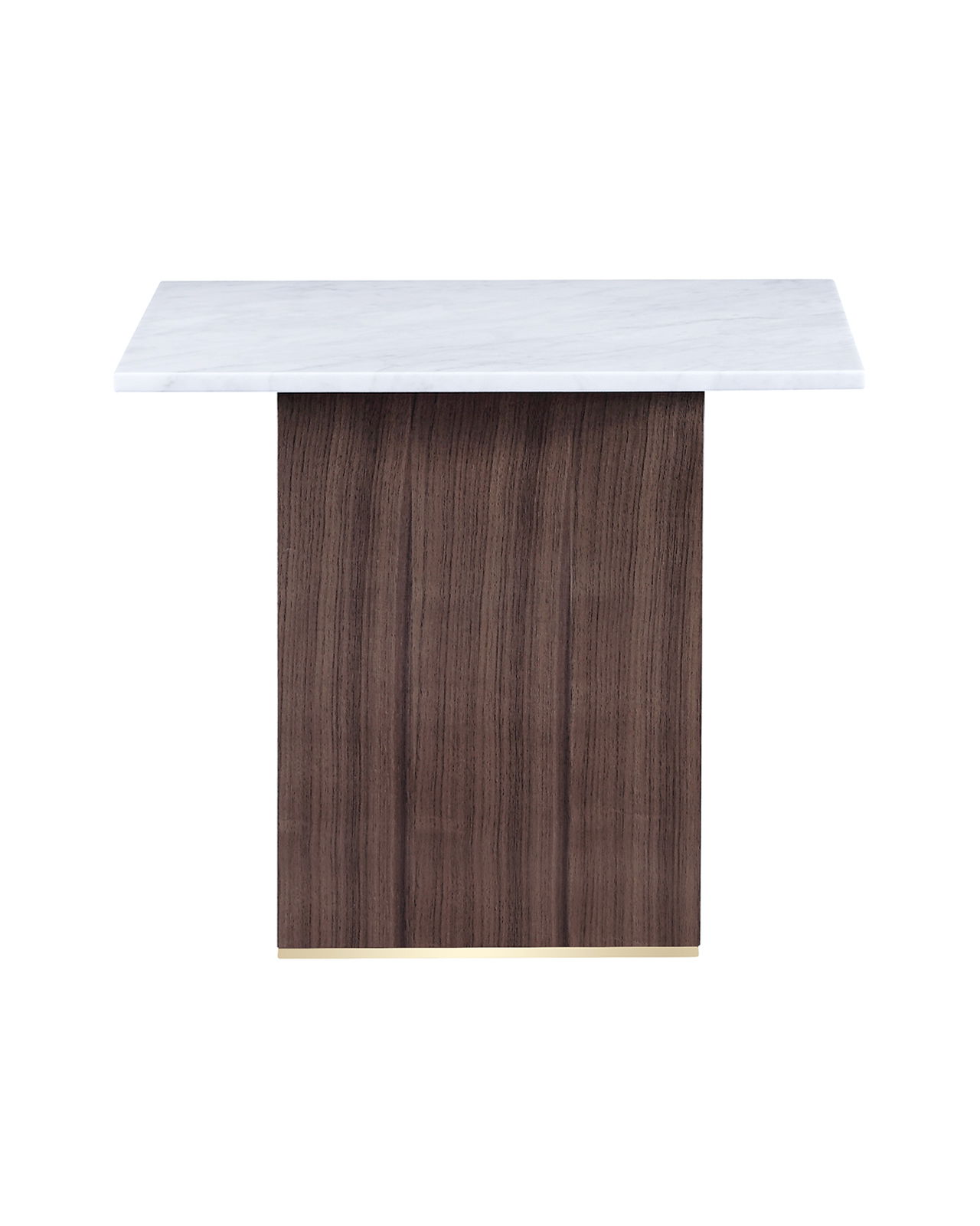 Delano sidobord kvadrat valnöt