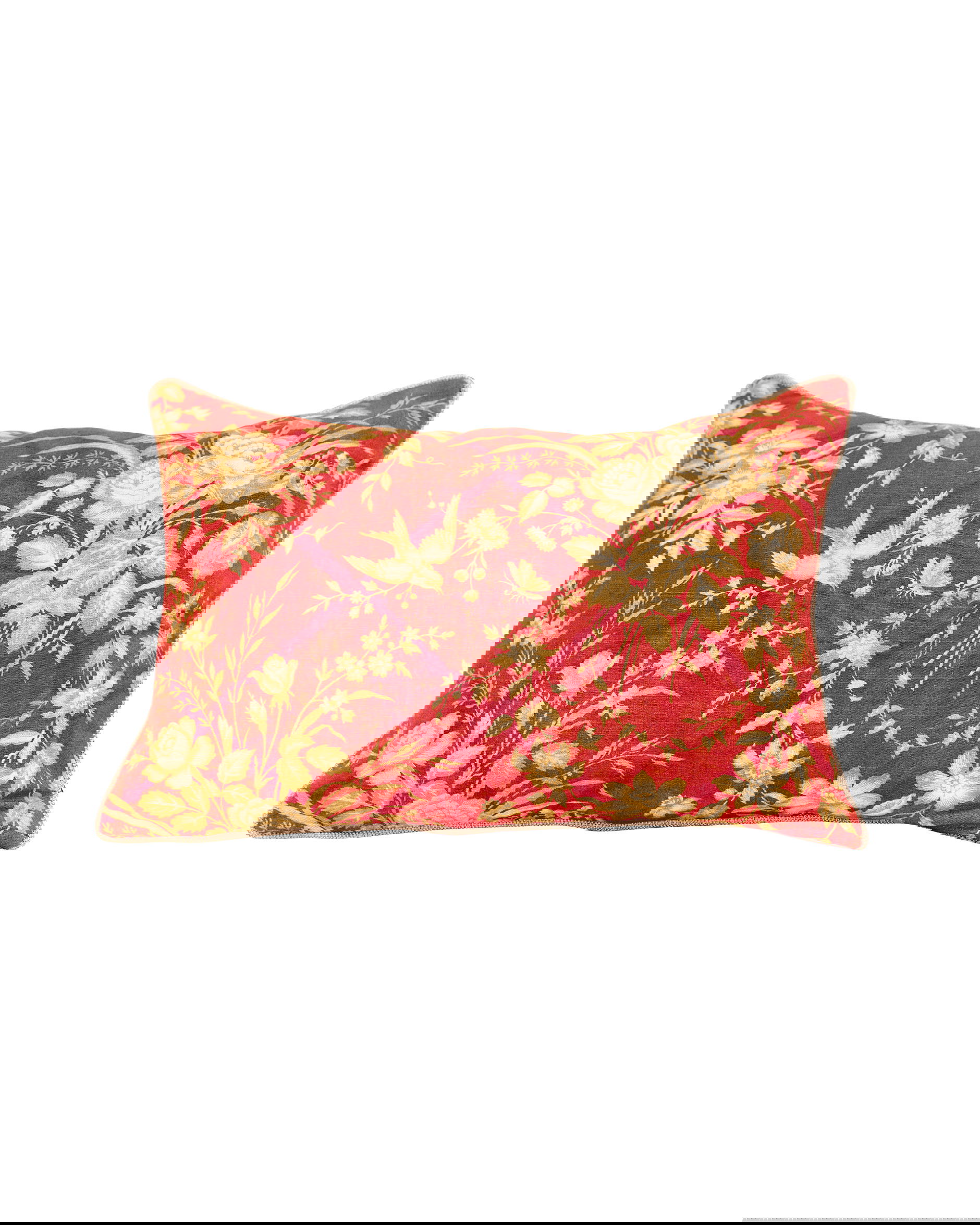 Eliza Floral Cushion Cover Sunbaked Red