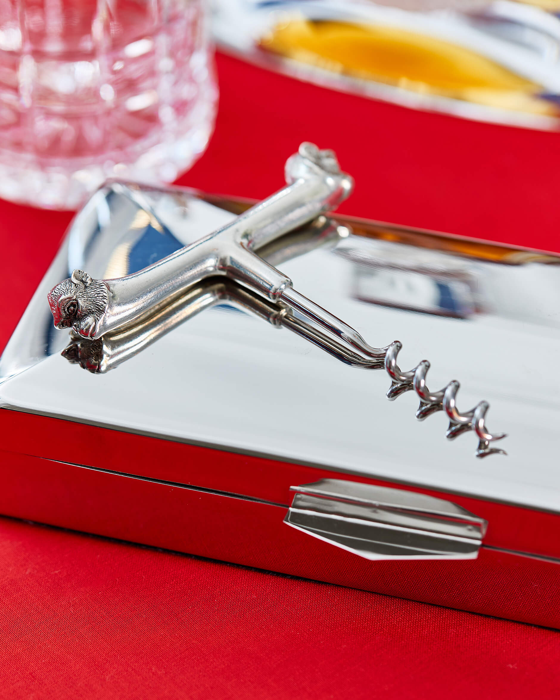 Apa flasköppnare tenn